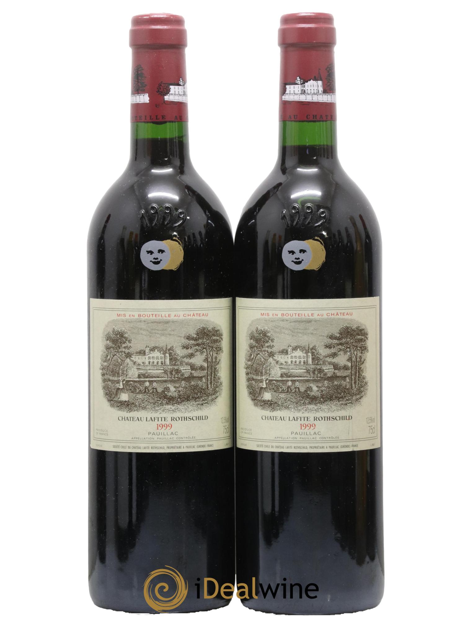 Château Lafite Rothschild 1er Grand Cru Classé 1999 - Posten von 2 Flaschen - 0