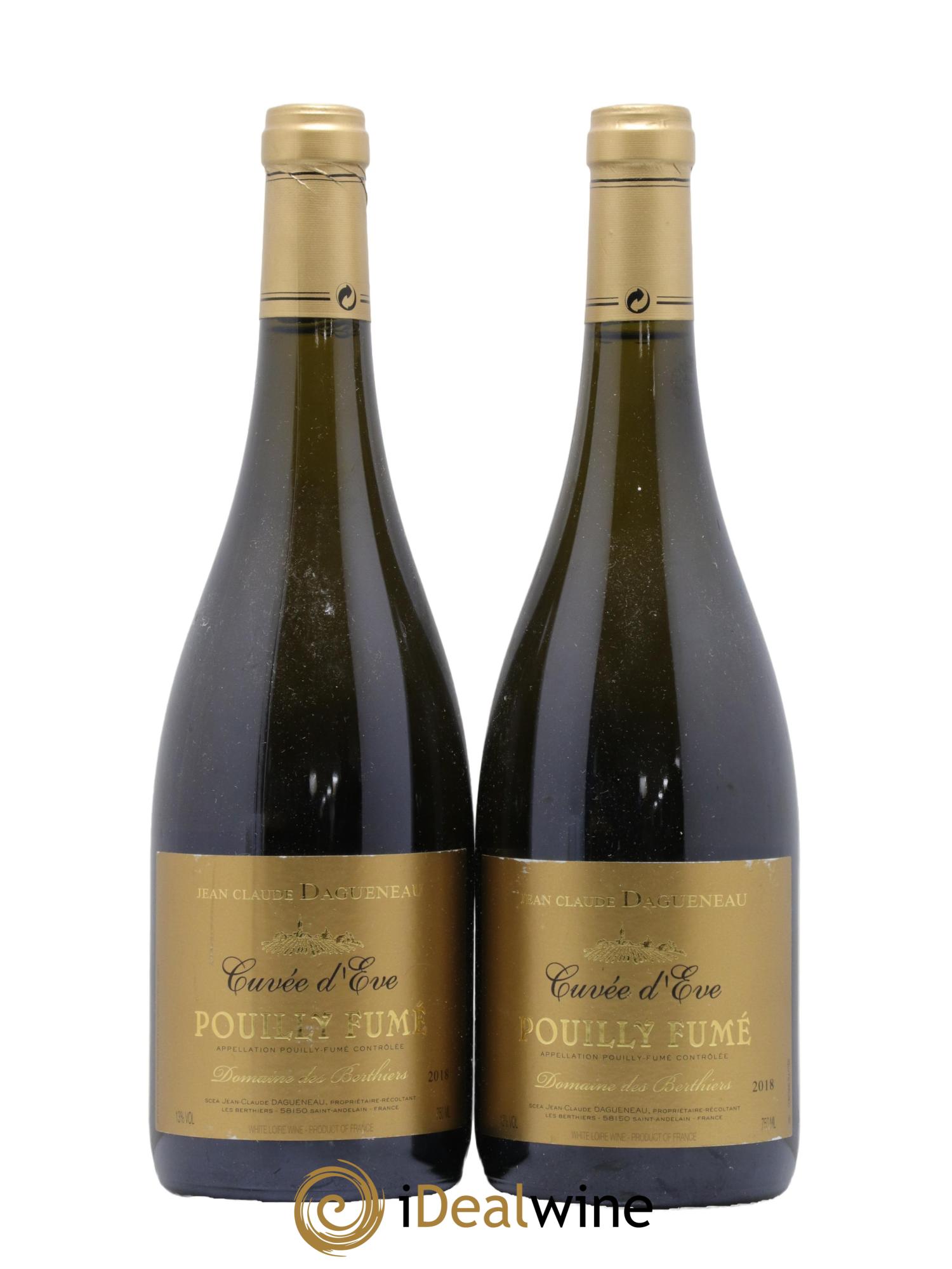 Pouilly-Fumé Eve Jean Claude Dagueneau 2018 - Lot de 2 bouteilles - 0