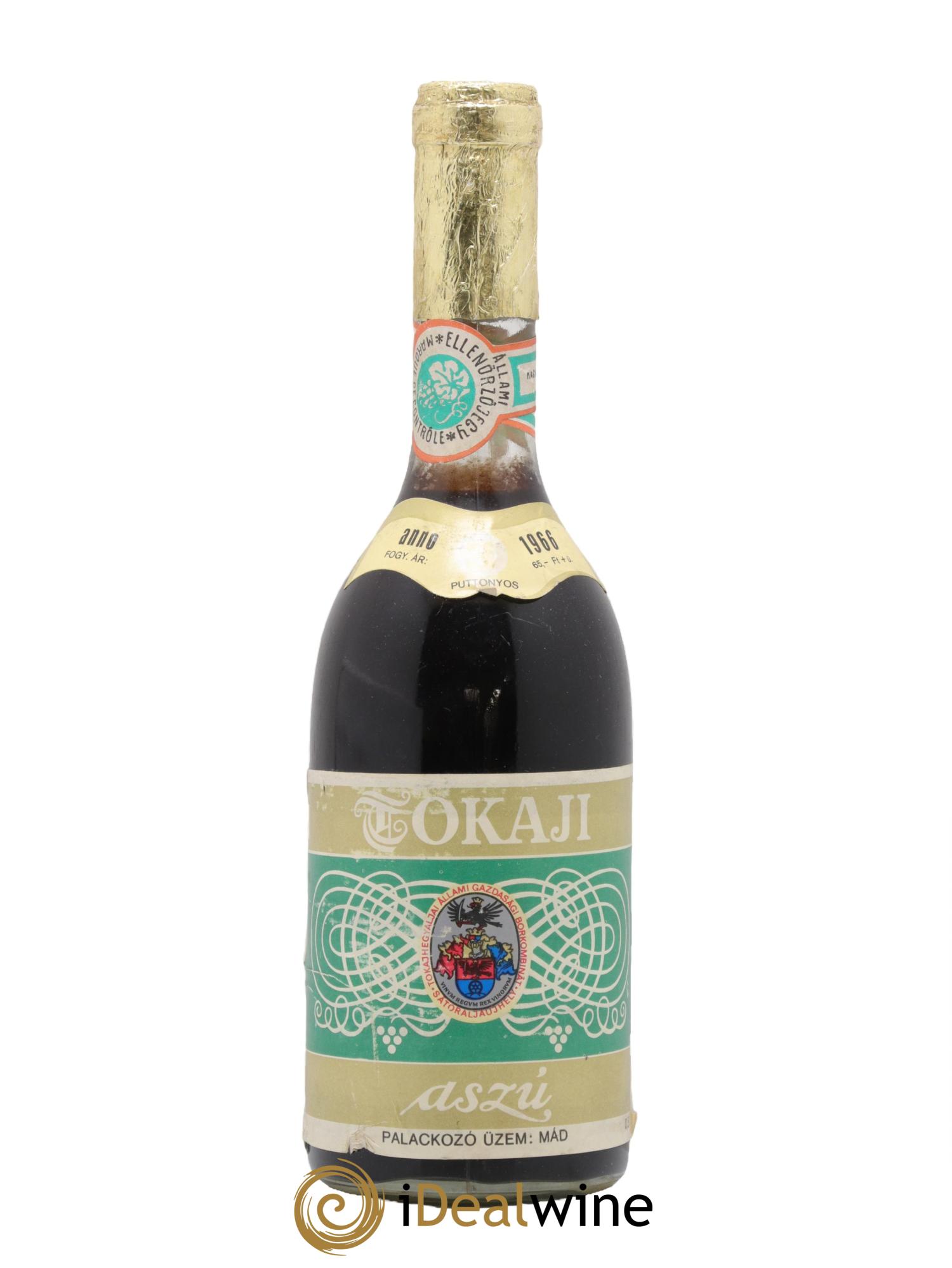 Tokaji Aszu 3 Puttonyos Aszu Palackozo 1966 - Posten von 1 Format 50cl - 0