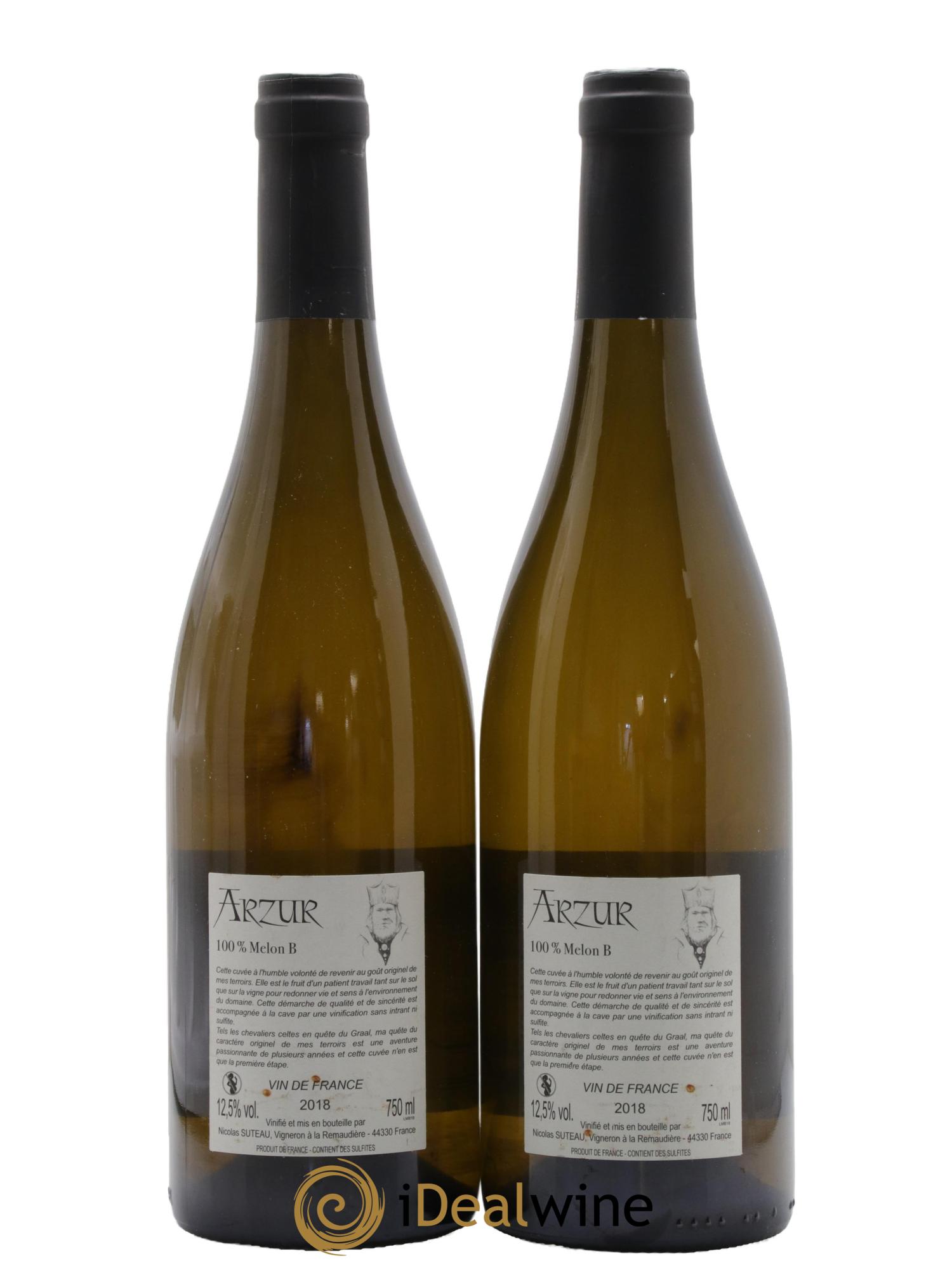 Vin de France Arzur Domaine Nicolas Suteau 2018 - Lot of 2 bottles - 1