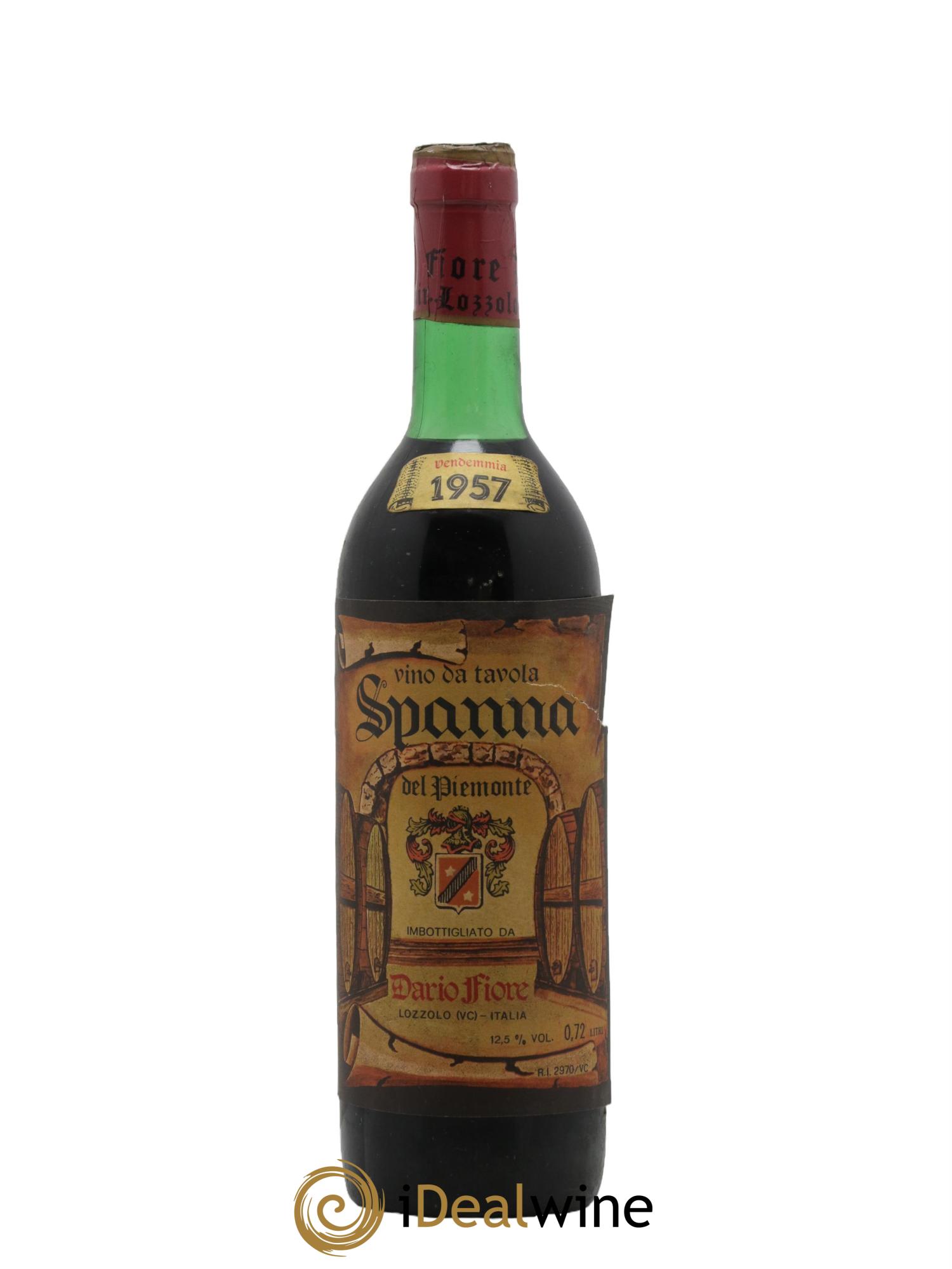 Piémont Spanna Dario Fiore 1957 - Lot de 1 bouteille - 0