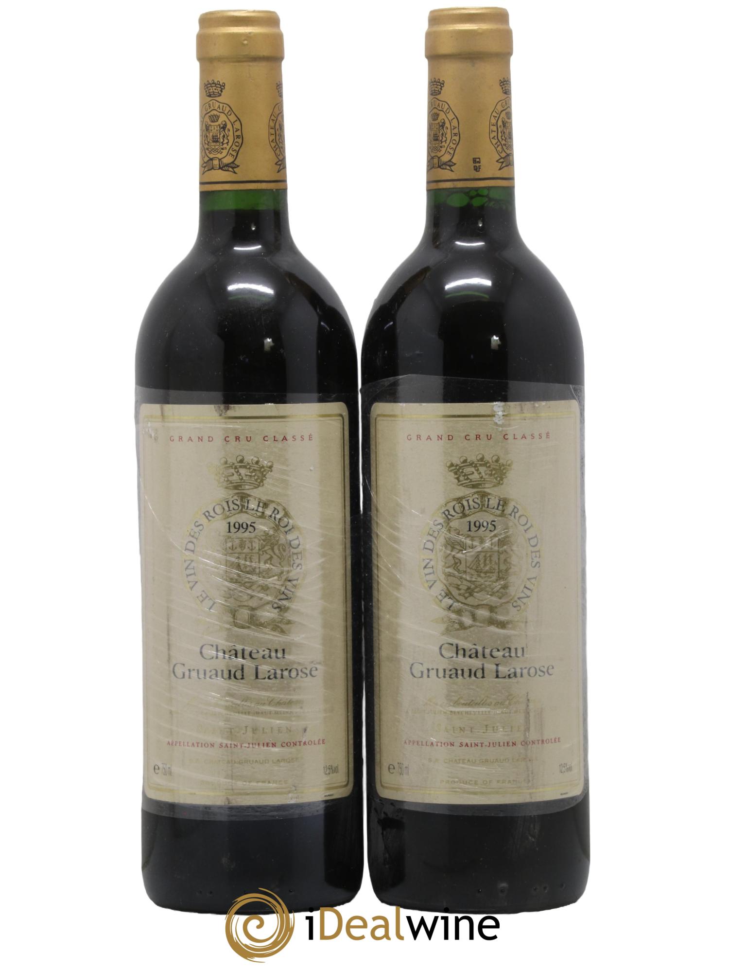 Château Gruaud Larose 2ème Grand Cru Classé 1995 - Lot de 2 bouteilles - 0