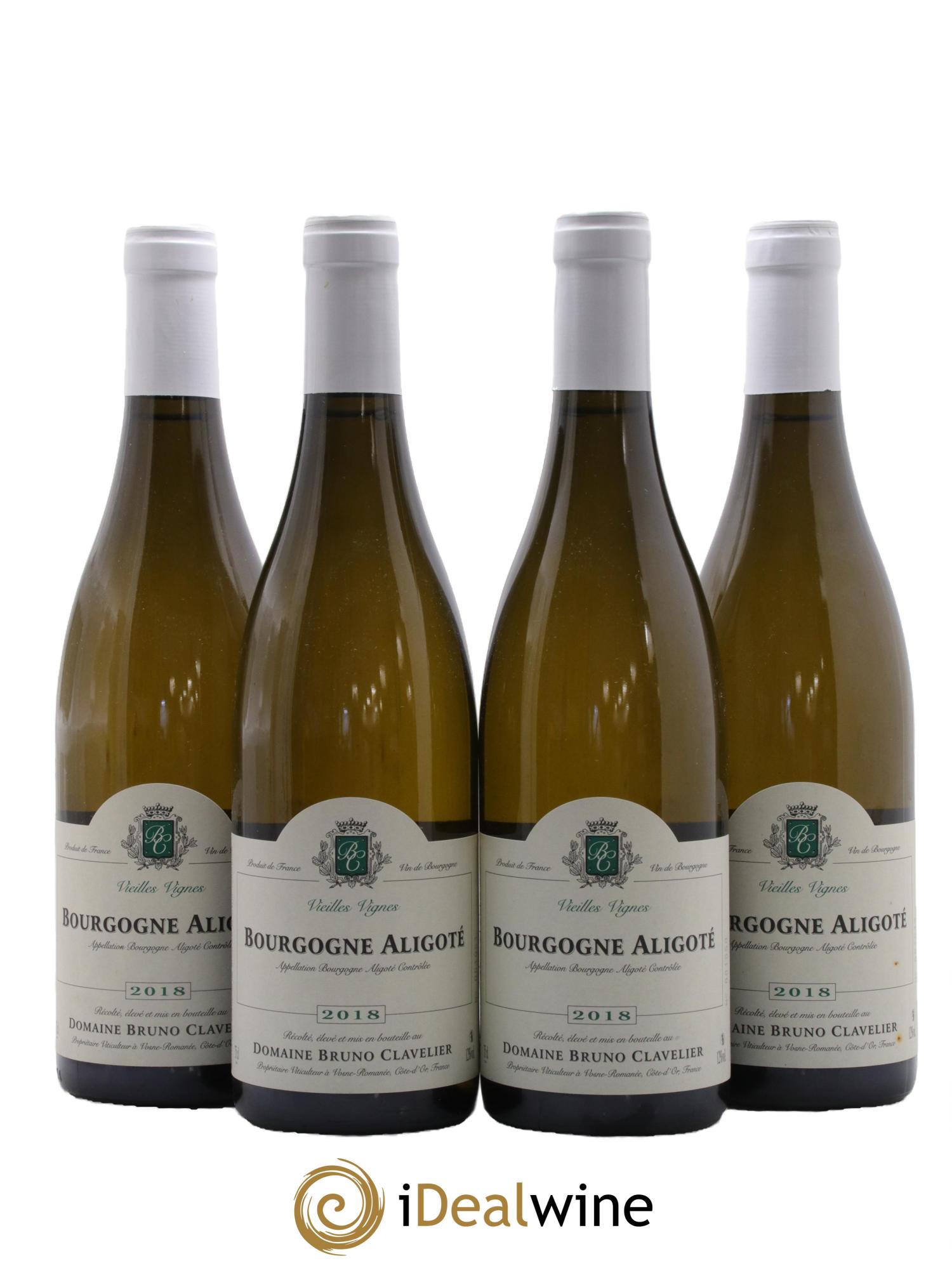 Bourgogne Aligoté Domaine Bruno Clavelier 2018 - Lot of 4 bottles - 0