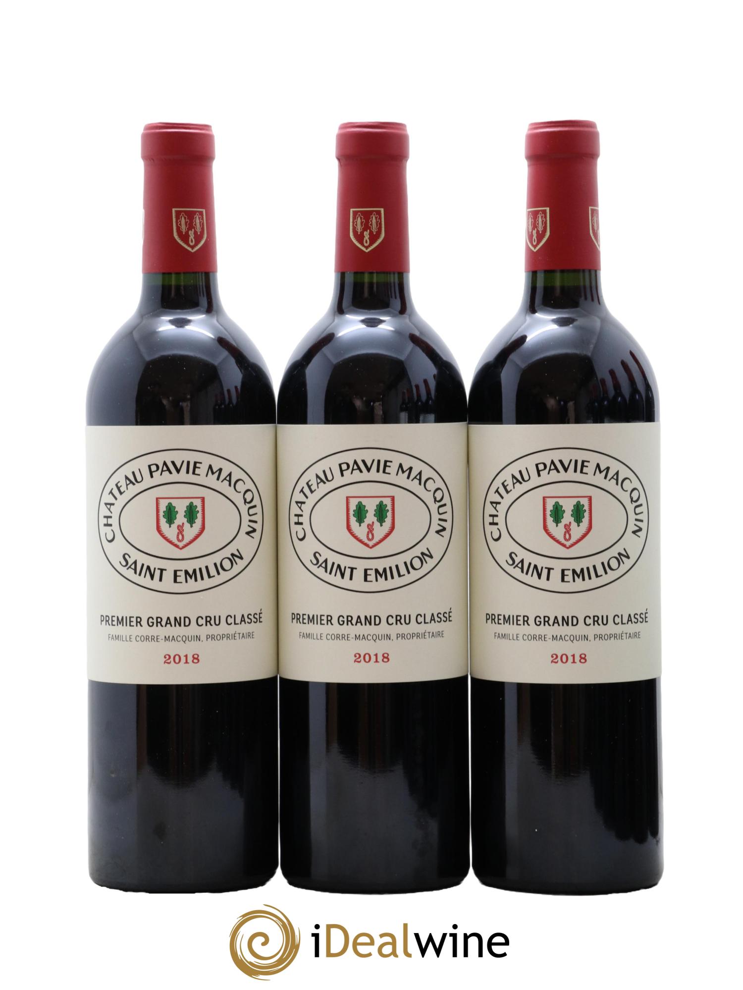 Château Pavie Macquin 1er Grand Cru Classé B  2018 - Lotto di 12 bottiglie - 2