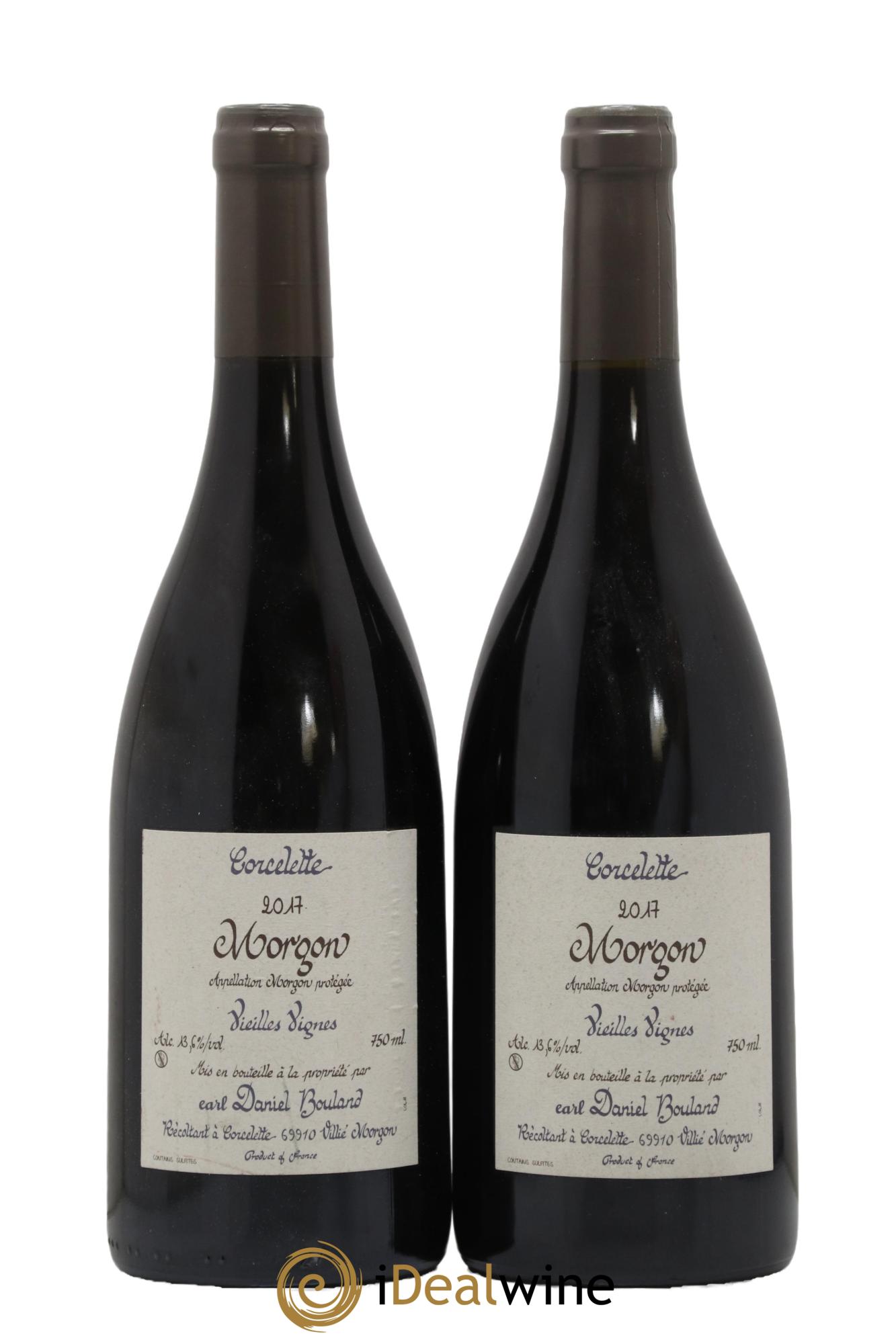 Morgon Corcelette Daniel Bouland (Domaine)  2017 - Lot de 2 bouteilles - 0