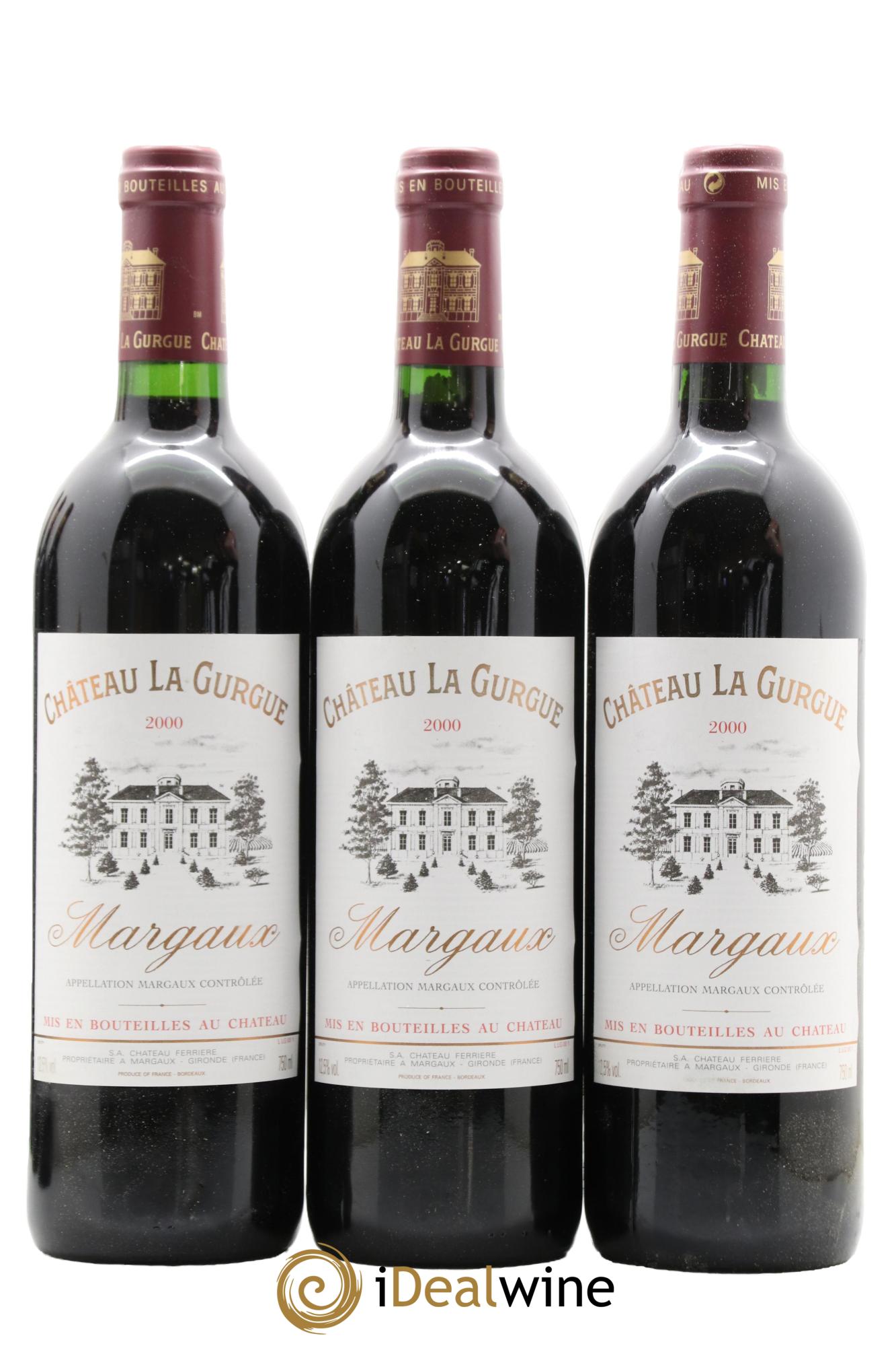 Château la Gurgue Cru Bourgeois 2000 - Lotto di 12 bottiglie - 3