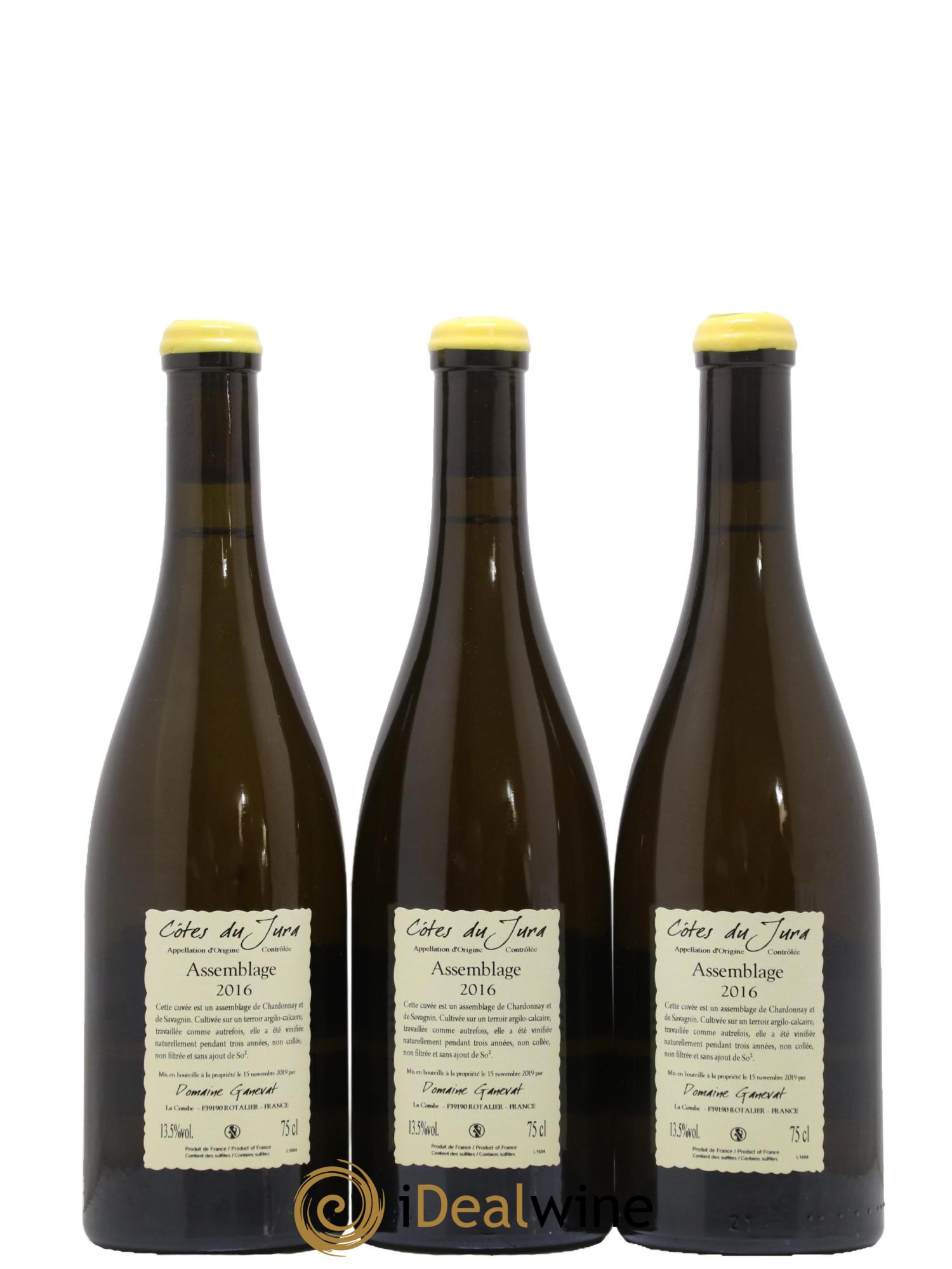 Côtes du Jura Cuvée Orégane Jean-François Ganevat (Domaine) 2016 - Posten von 3 Flaschen - 1