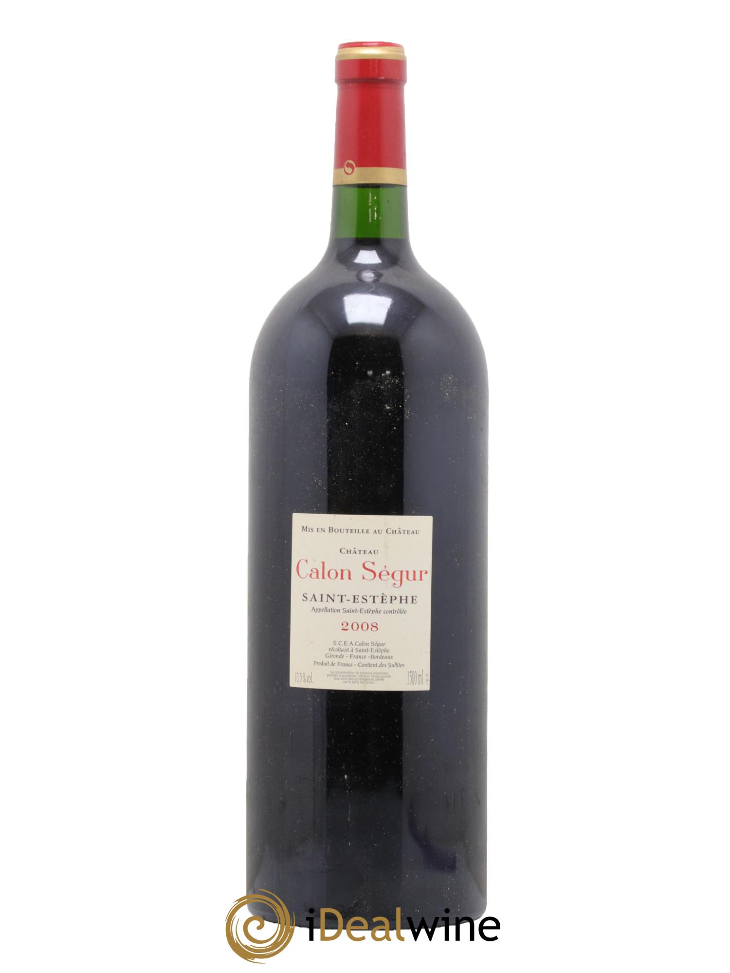 Château Calon Ségur 3ème Grand Cru Classé 2008 - Lot of 1 magnum - 1