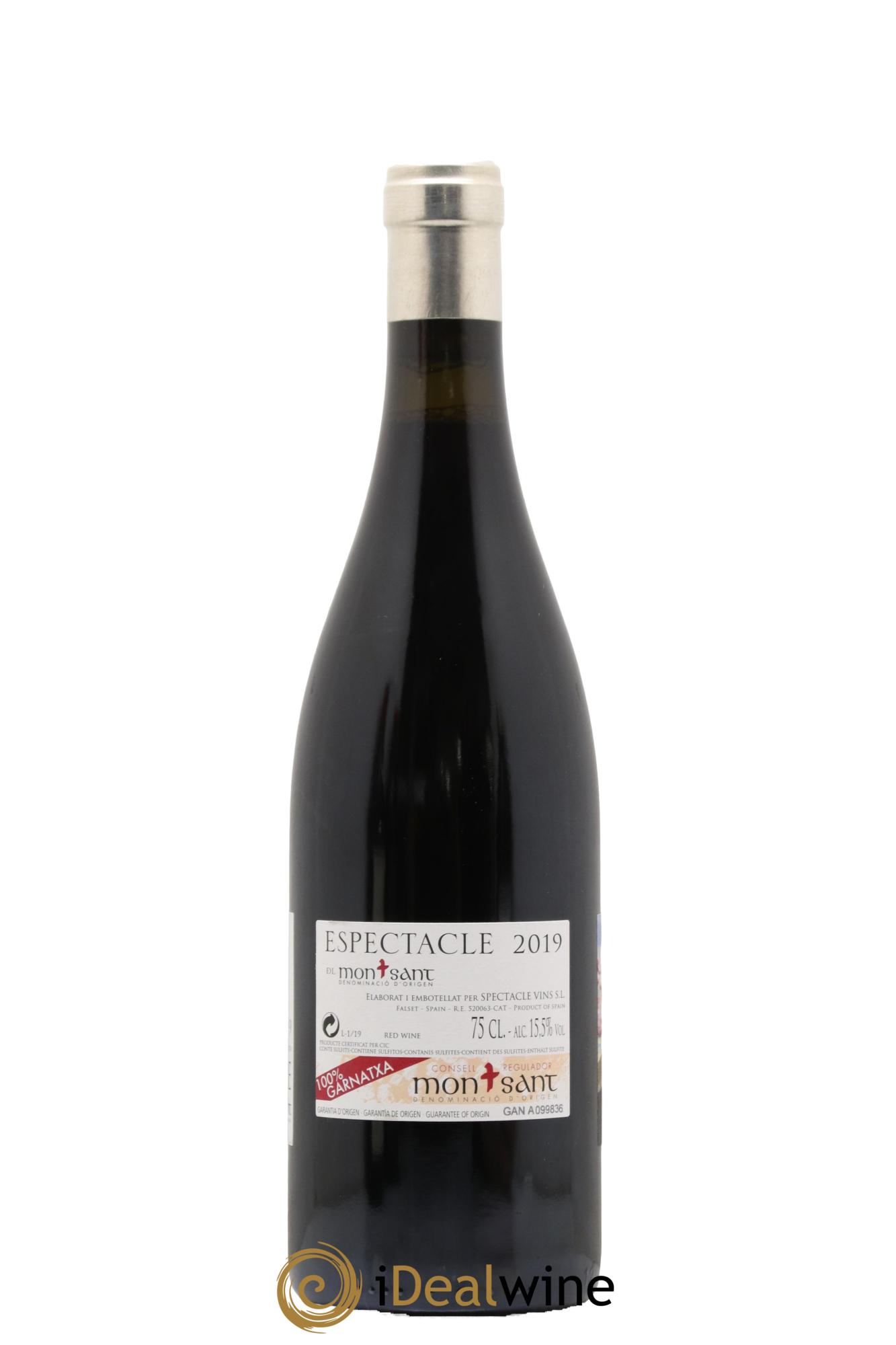 Montsant DO DO Espectacle del Montsant René Barbier 2019 - Lot de 1 bouteille - 1