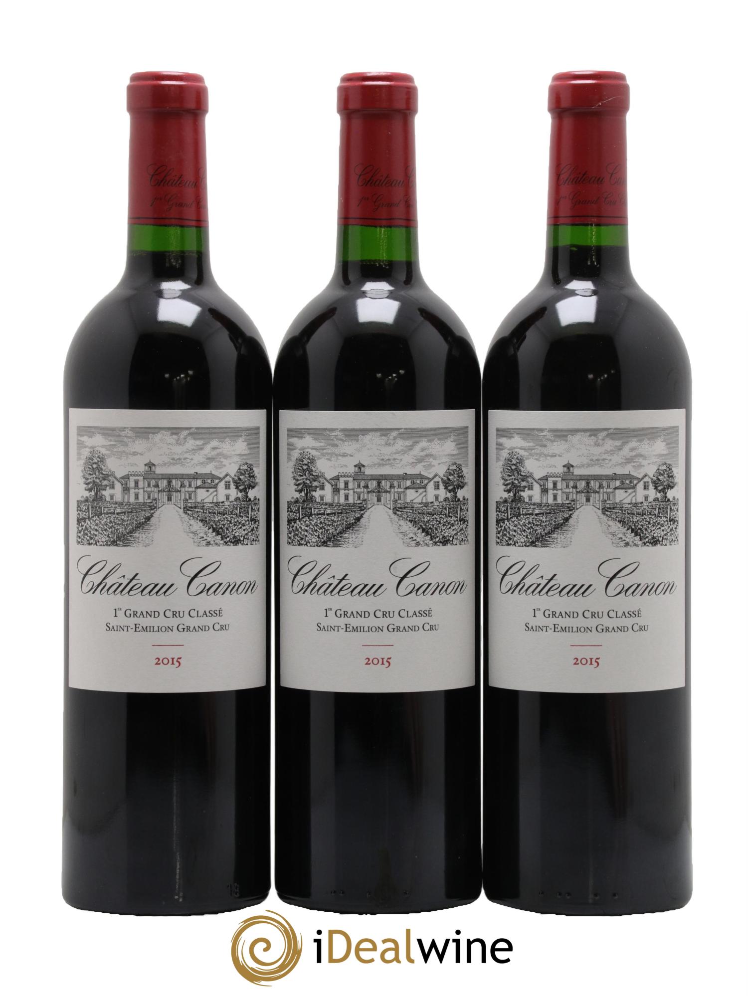 Château Canon 1er Grand Cru Classé B 2015 - Lot de 6 bouteilles - 1