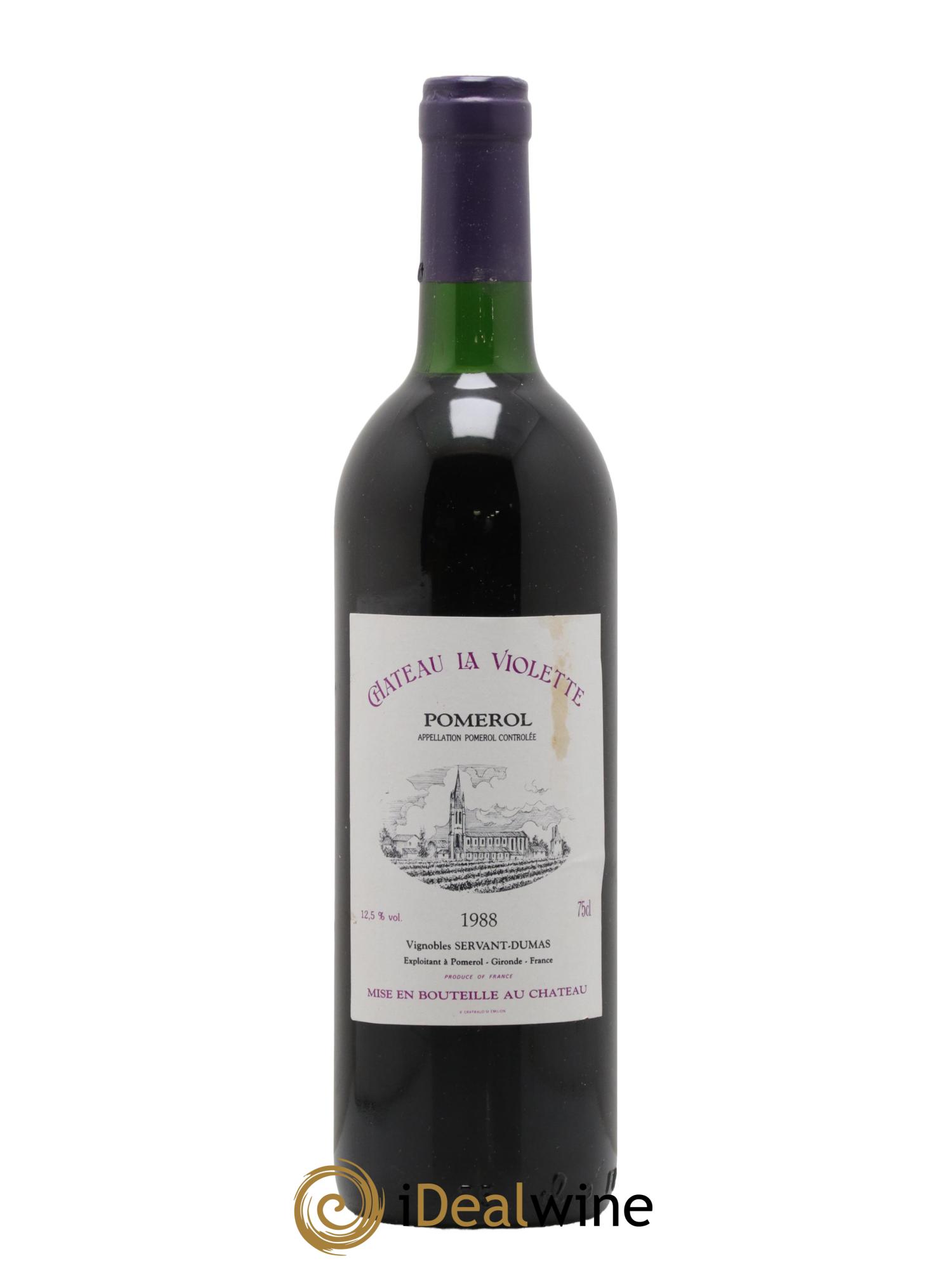 Château la Violette 1988 - Posten von 1 Flasche - 0