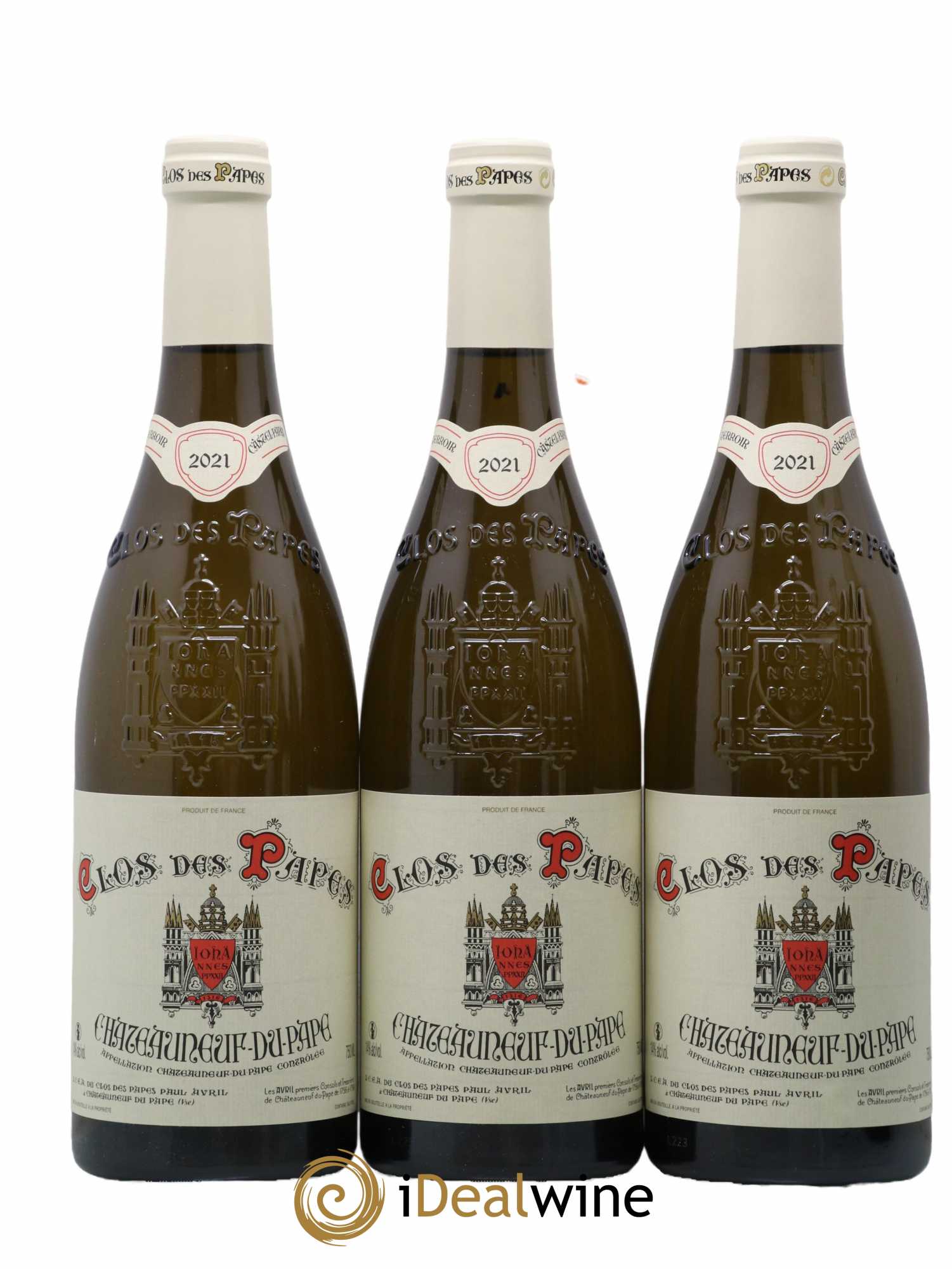 Châteauneuf-du-Pape Clos des Papes - Paul Avril 2021 - Lot of 6 bottles - 2