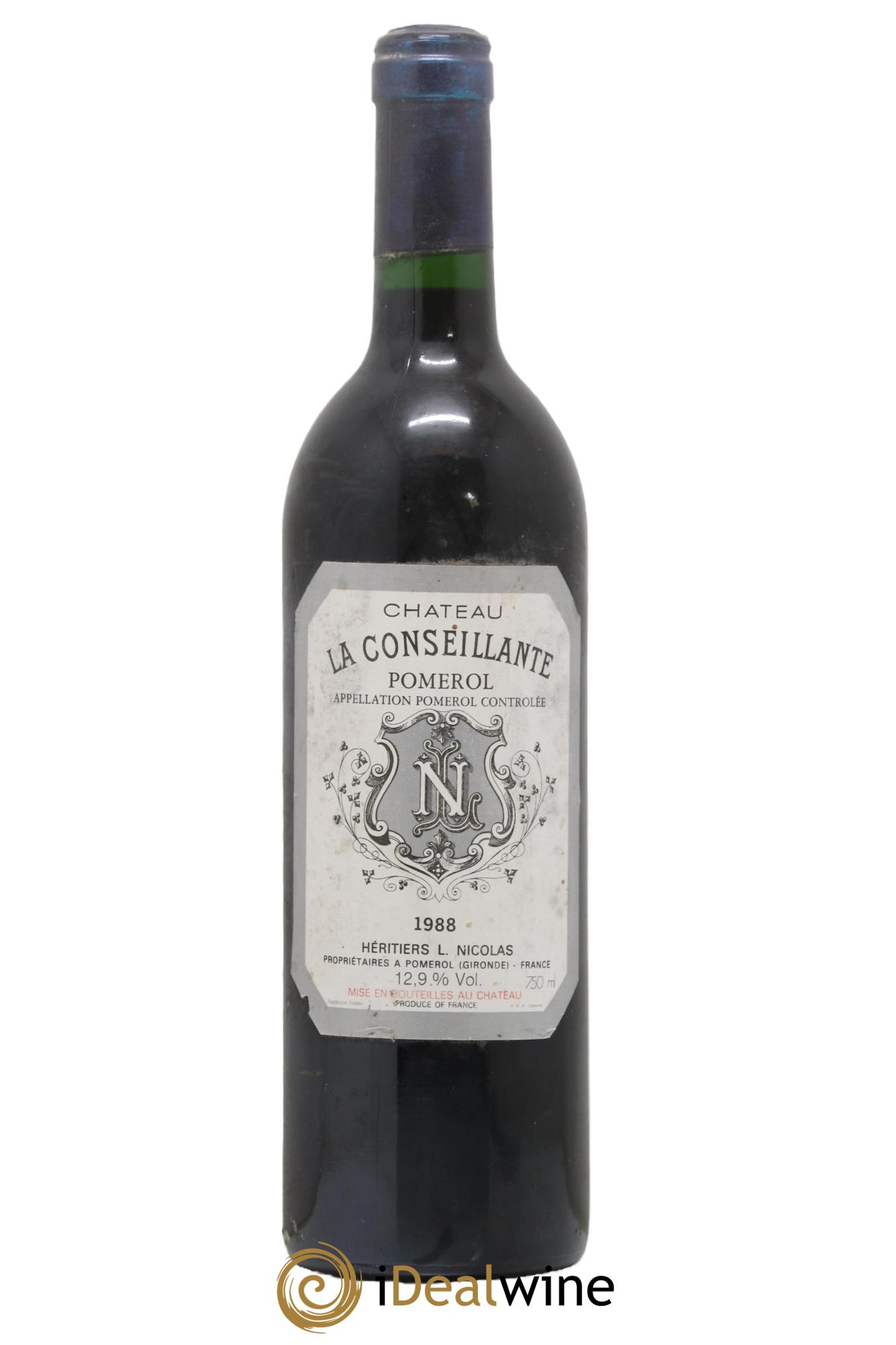 Château la Conseillante 1988 - Lot de 1 bouteille - 0