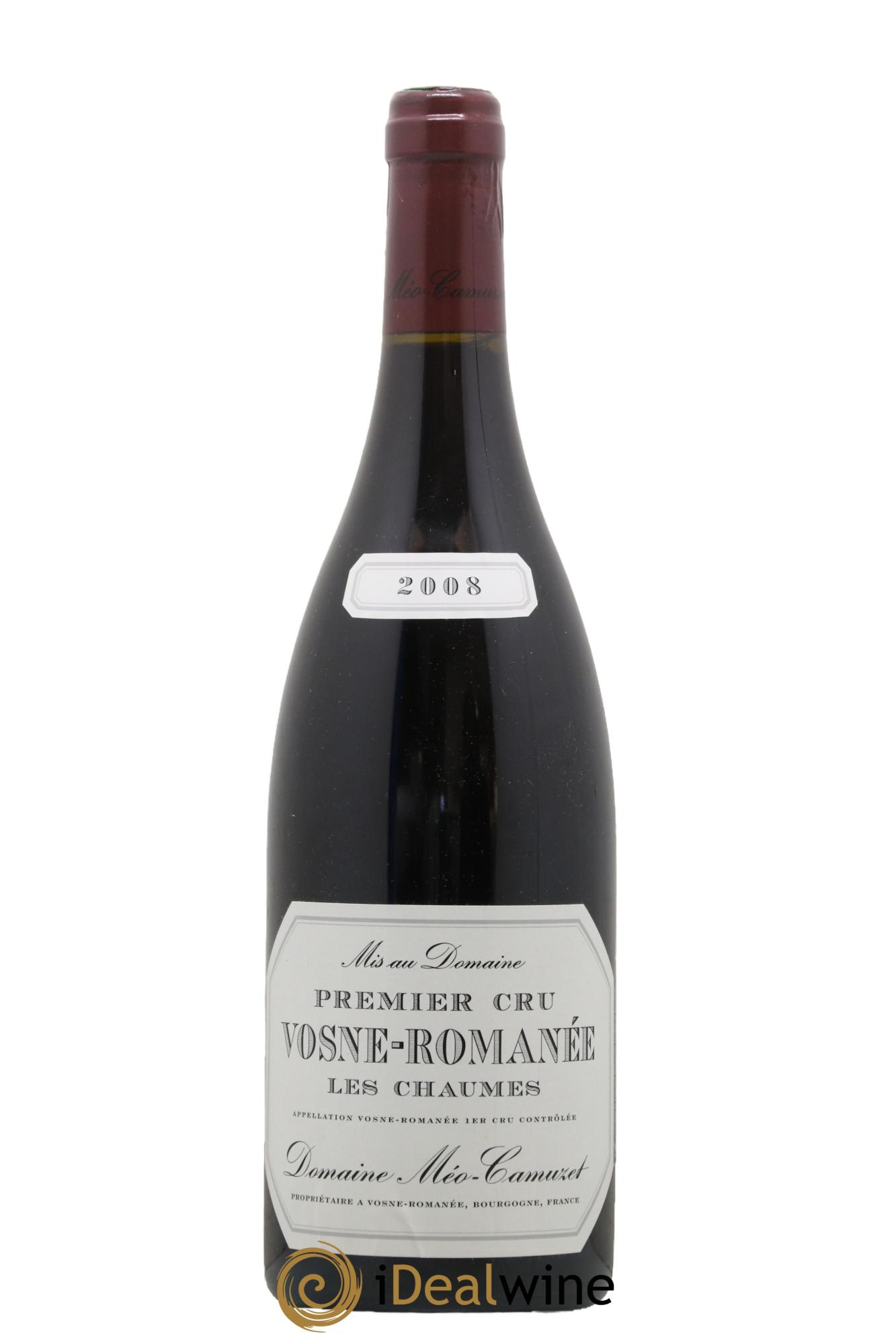 Vosne-Romanée 1er Cru Les Chaumes Méo-Camuzet (Domaine) 2008 - Posten von 1 Flasche - 0