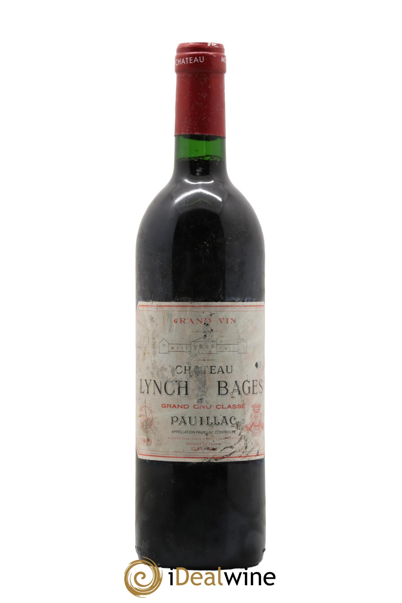 Château Lynch Bages 5ème Grand Cru Classé 1990 - Lot de 1 bouteille - 0