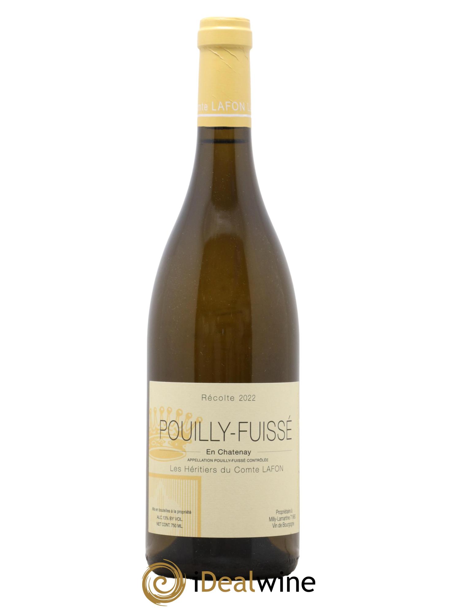 Pouilly-Fuissé En Chatenay Les Héritiers du Comte Lafon 2022 - Posten von 1 Flasche - 0