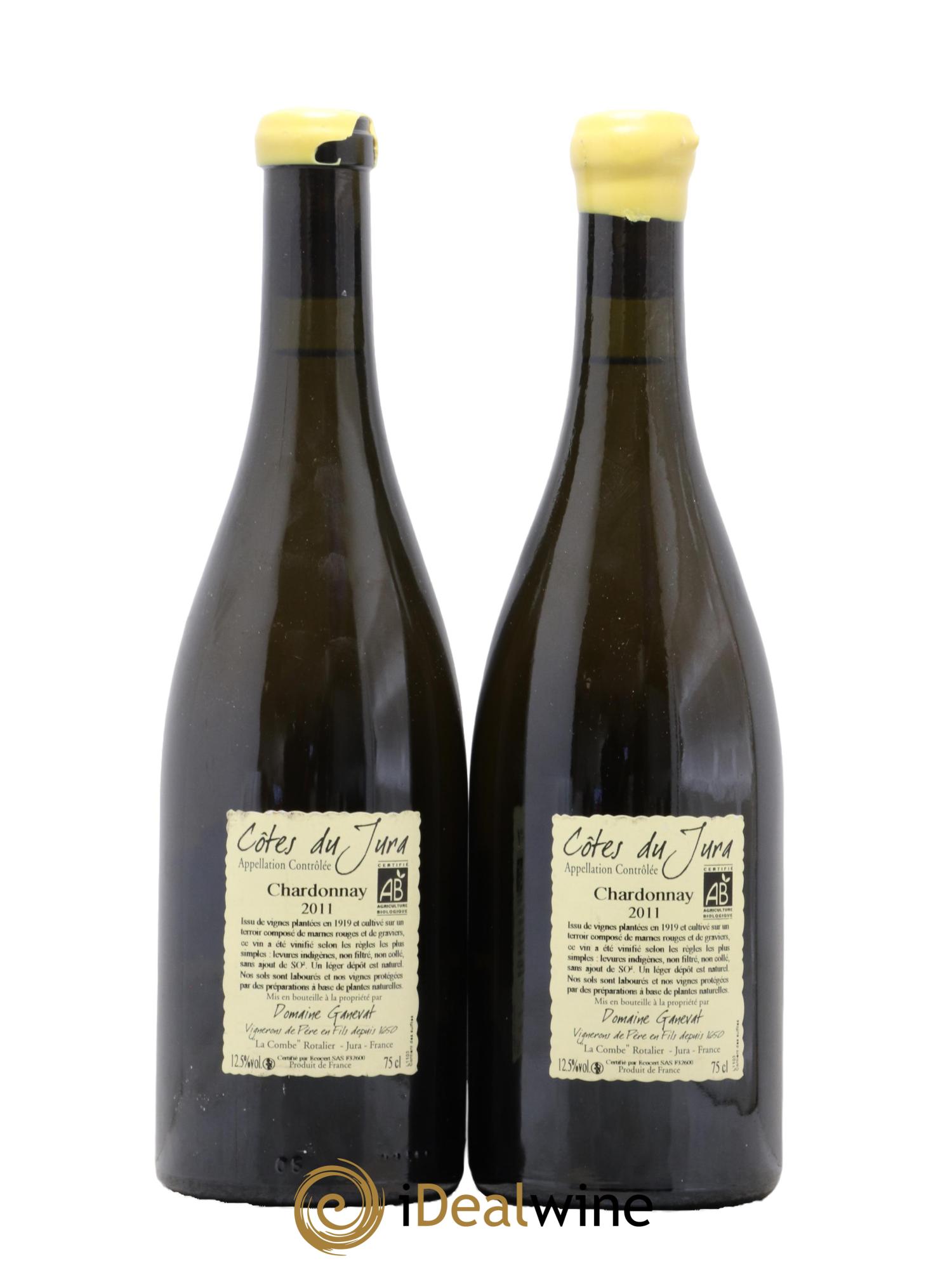 Côtes du Jura Les Grands Teppes Vieilles Vignes Jean-François Ganevat (Domaine)  2011 - Lot of 2 bottles - 1