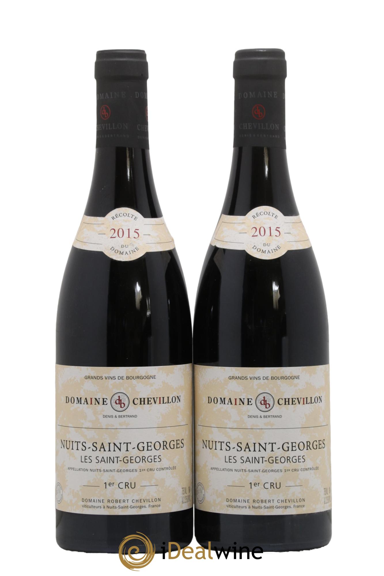 Nuits Saint-Georges 1er Cru Les Saint Georges Robert Chevillon 2015 - Lot of 2 bottles - 0