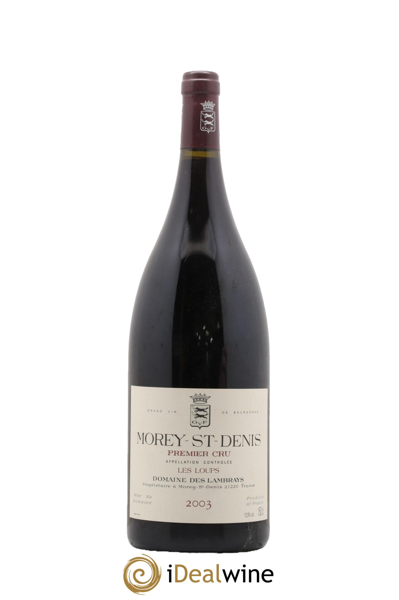 Morey Saint-Denis 1er Cru Les Loups Domaine des Lambrays 2003 - Posten von 1 Magnum - 1