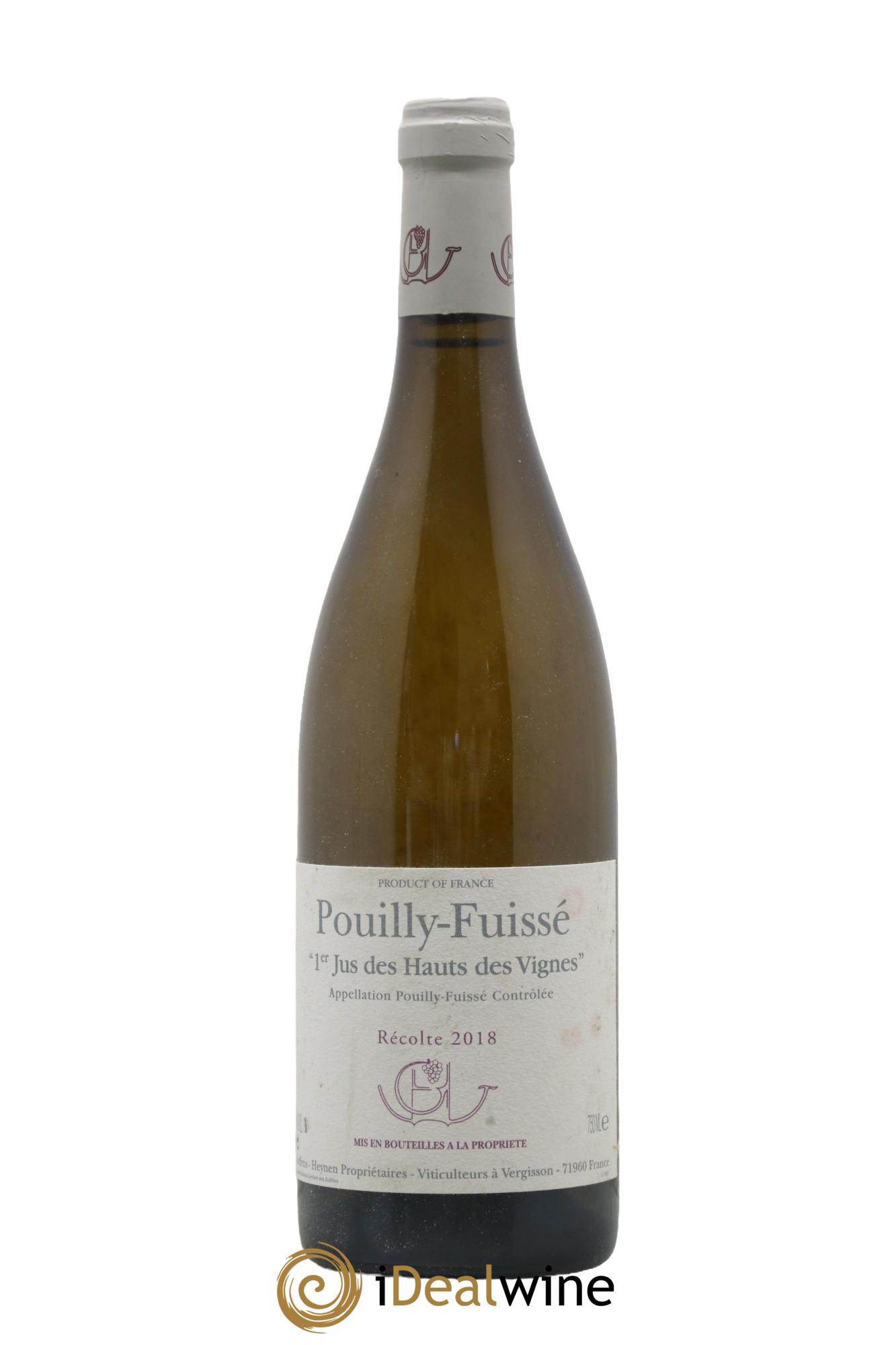 Pouilly-Fuissé 1er Jus des Haut des Vignes Guffens-Heynen 2018 - Lot of 1 bottle - 0