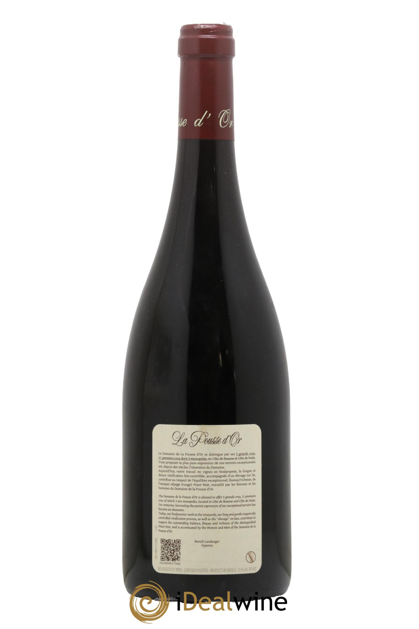 Chambolle-Musigny 1er Cru Les Amoureuses La Pousse d'Or (Domaine de) 2019 - Lot de 1 bouteille - 1