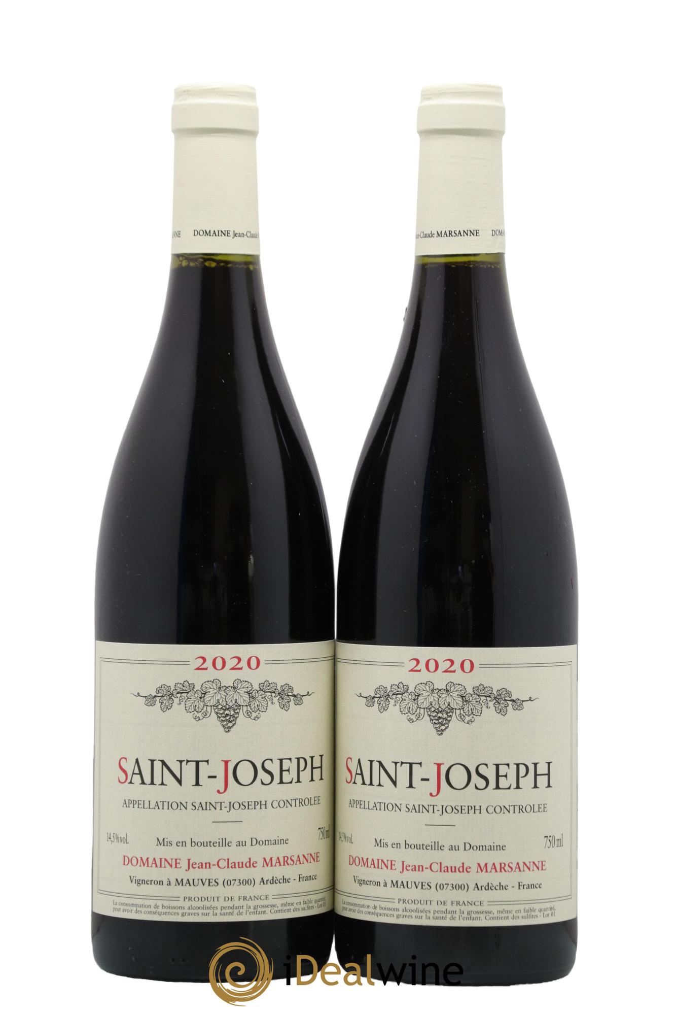 Saint-Joseph Jean-Claude Marsanne (Domaine) 2020 - Lot de 2 bouteilles - 0