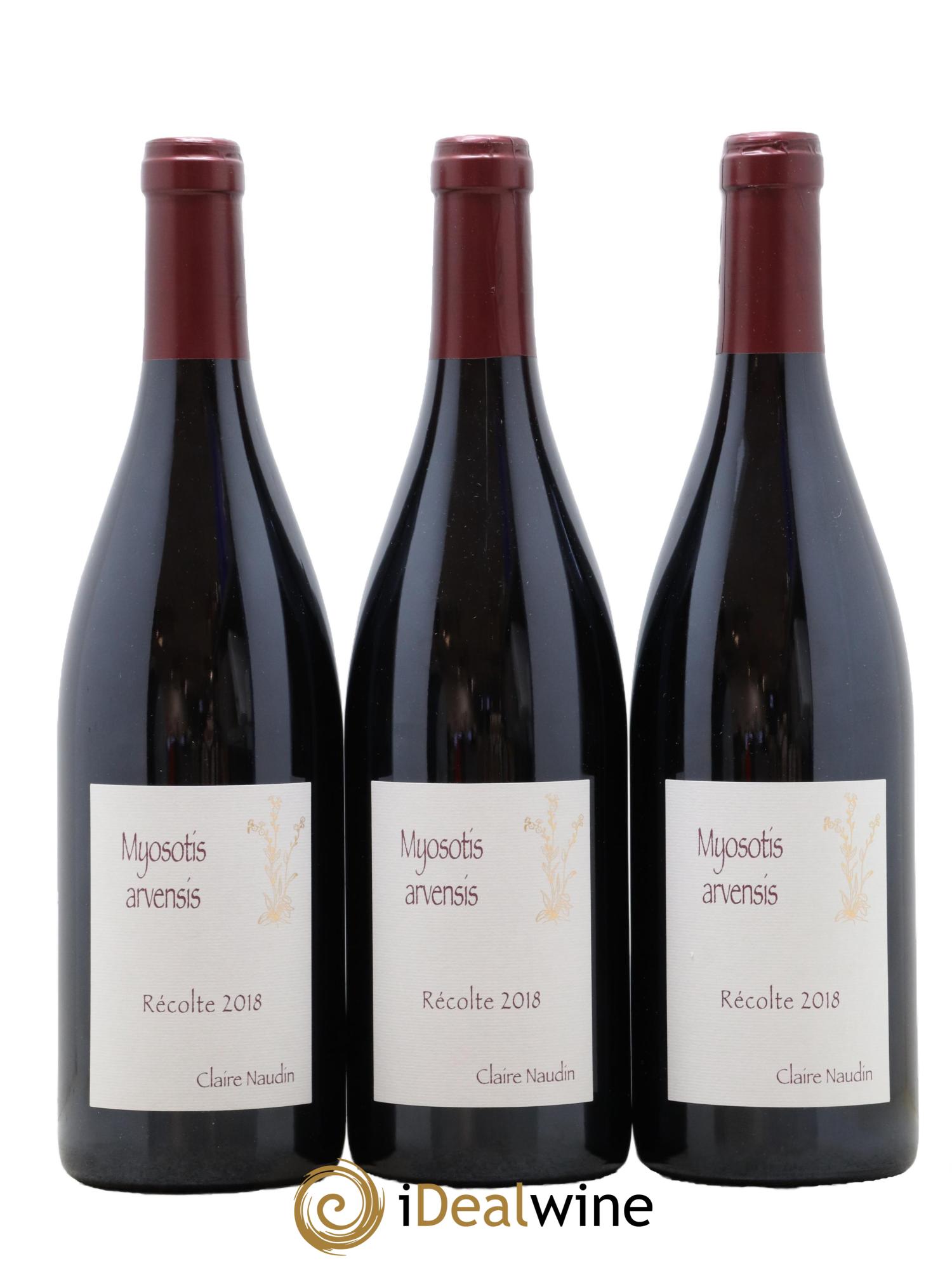 Hautes-Côtes de Nuits Myosotis Arvensis Naudin-Ferrand (Domaine) 2018 - Posten von 3 Flaschen - 0