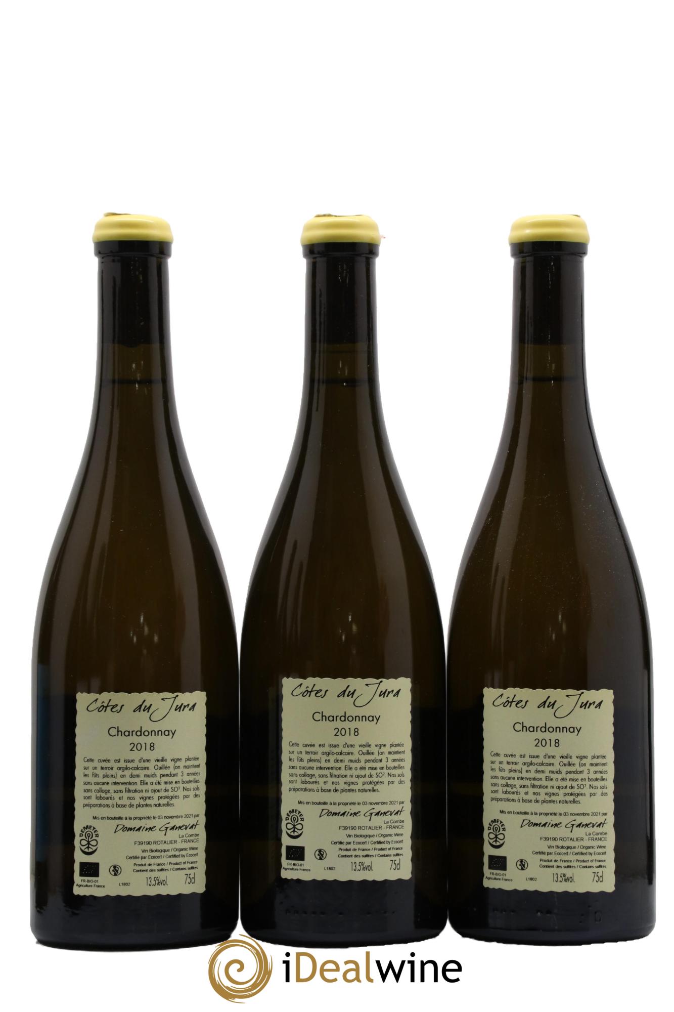 Côtes du Jura Les Chamois du Paradis Jean-François Ganevat (Domaine) 2018 - Lot of 3 bottles - 1