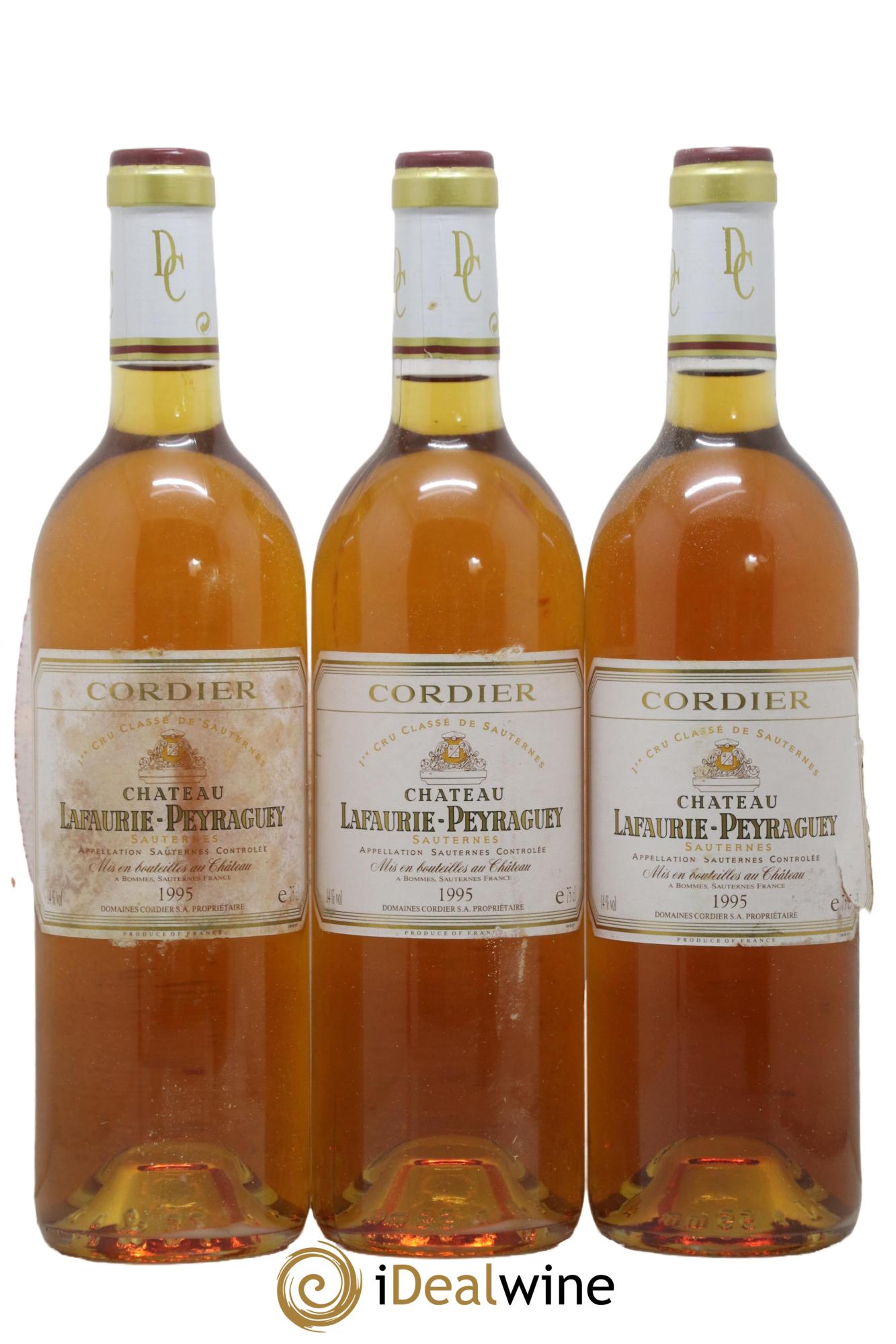 Château Lafaurie-Peyraguey 1er Grand Cru Classé  1995 - Lot de 12 bouteilles - 4