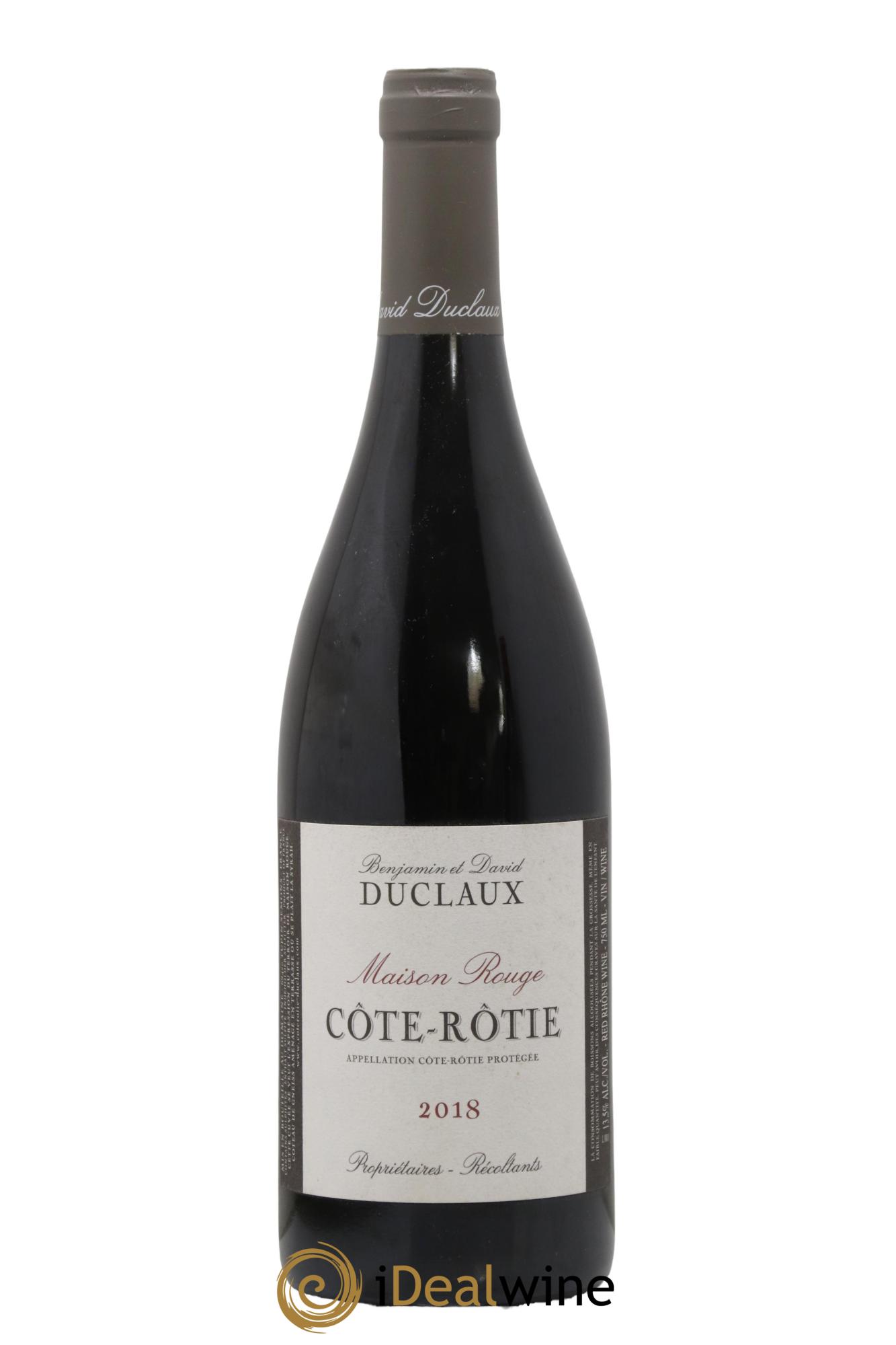 Côte-Rôtie Maison Rouge Domaine Duclaux  2018 - Lot of 1 bottle - 0