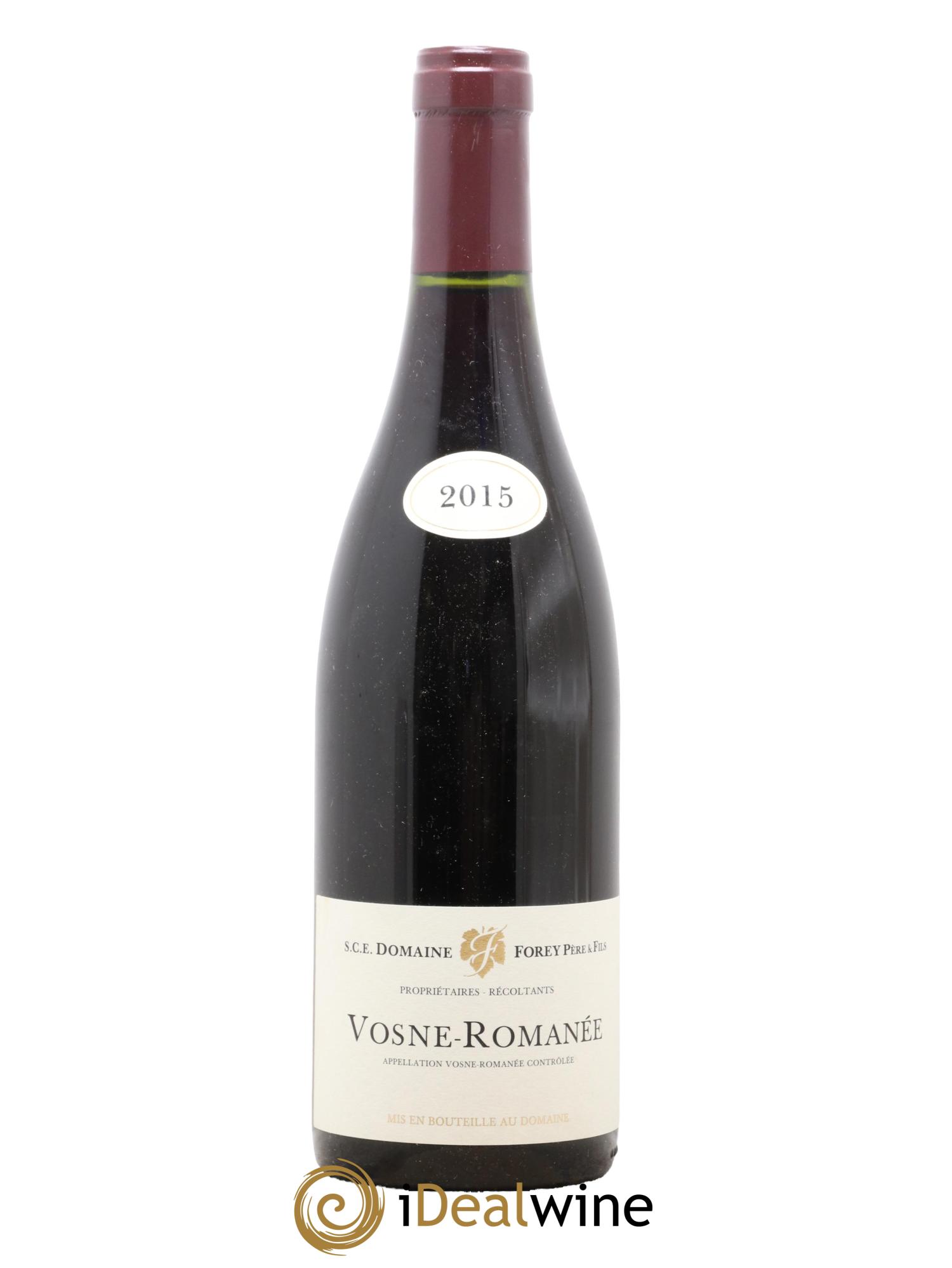 Vosne-Romanée Forey Père et Fils (Domaine) 2015 - Lotto di 1 bottiglia - 0