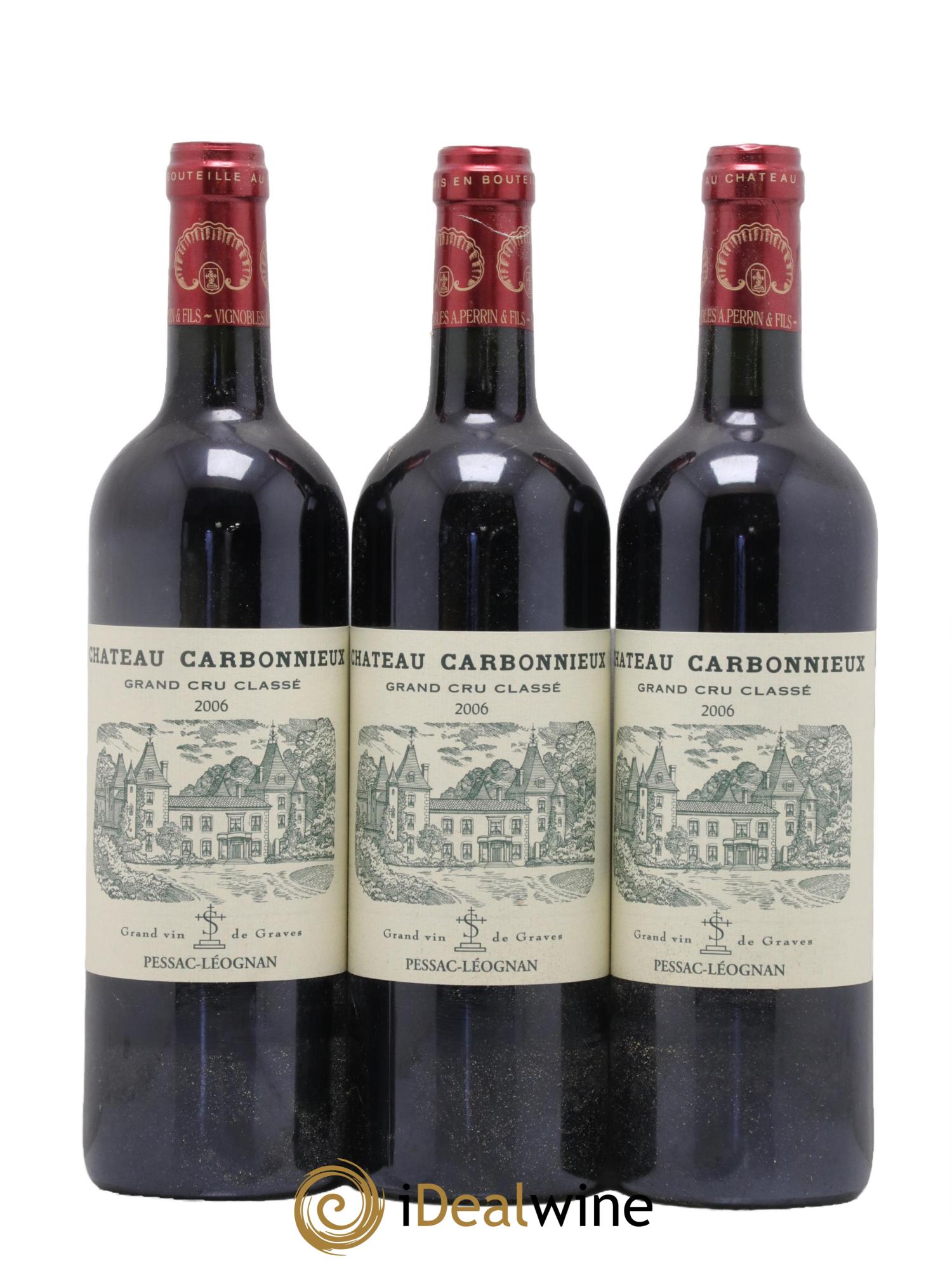 Château Carbonnieux Cru Classé de Graves 2006 - Posten von 3 Flaschen - 0