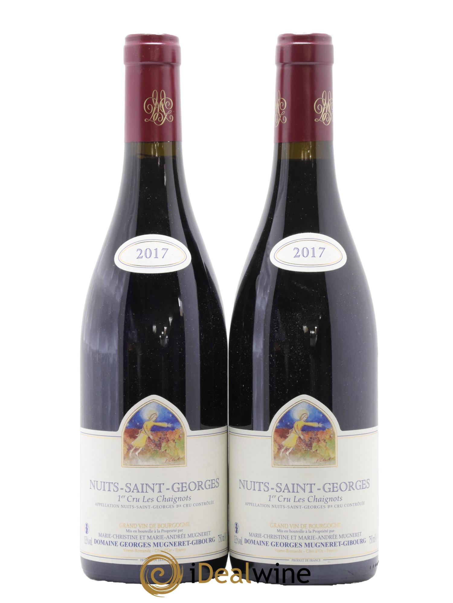 Nuits Saint-Georges 1er Cru Les Chaignots Mugneret-Gibourg (Domaine) 2017 - Lot of 2 bottles - 0