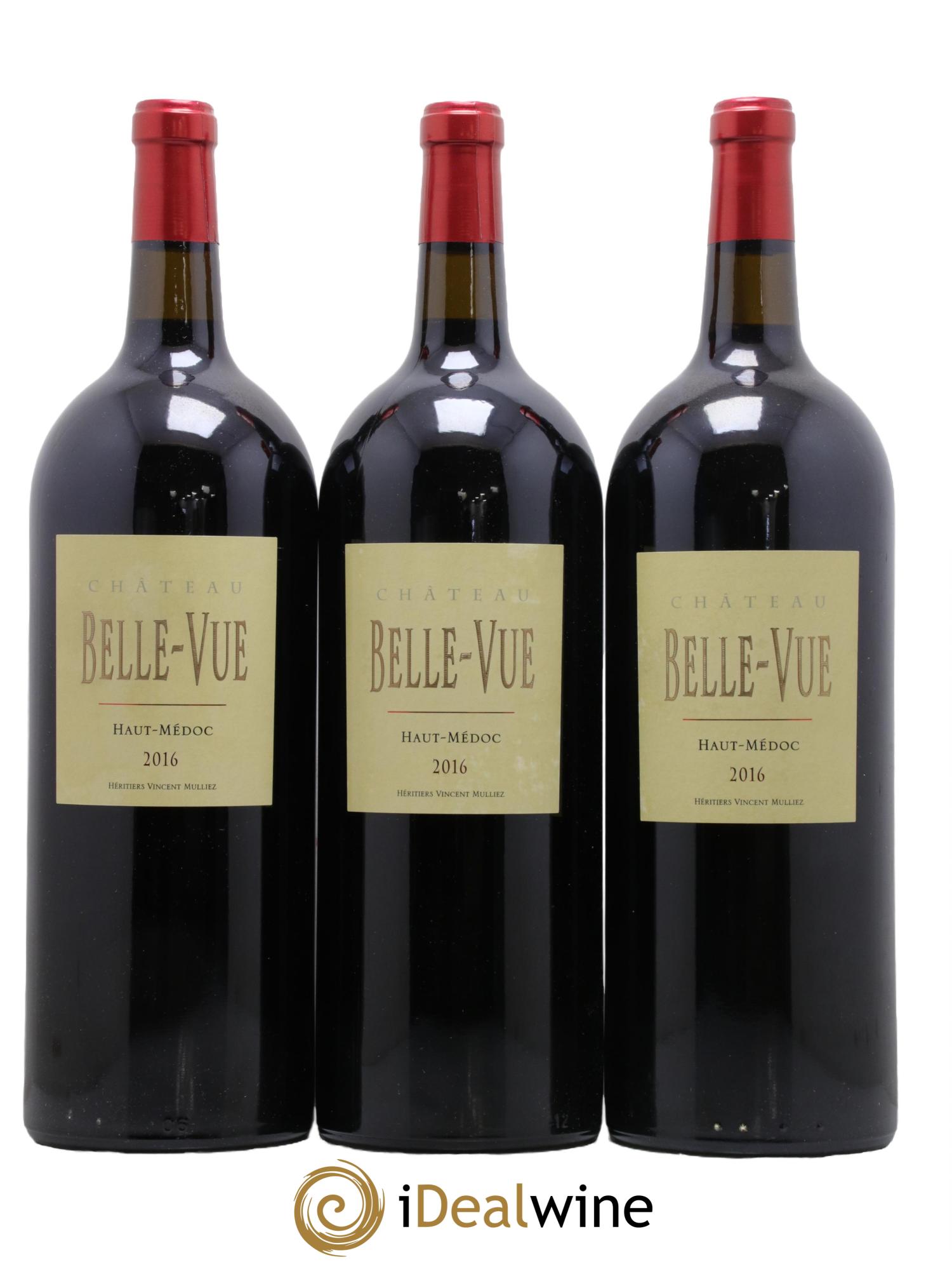 Château Belle-Vue  2016 - Lotto di 3 magnum - 0