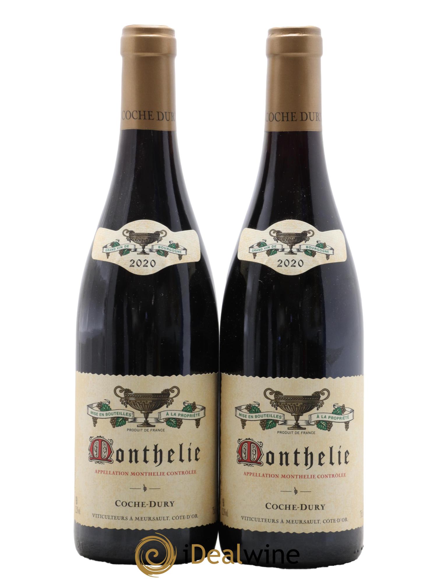 Monthélie Coche Dury (Domaine)  2020 - Lot de 2 bouteilles - 0