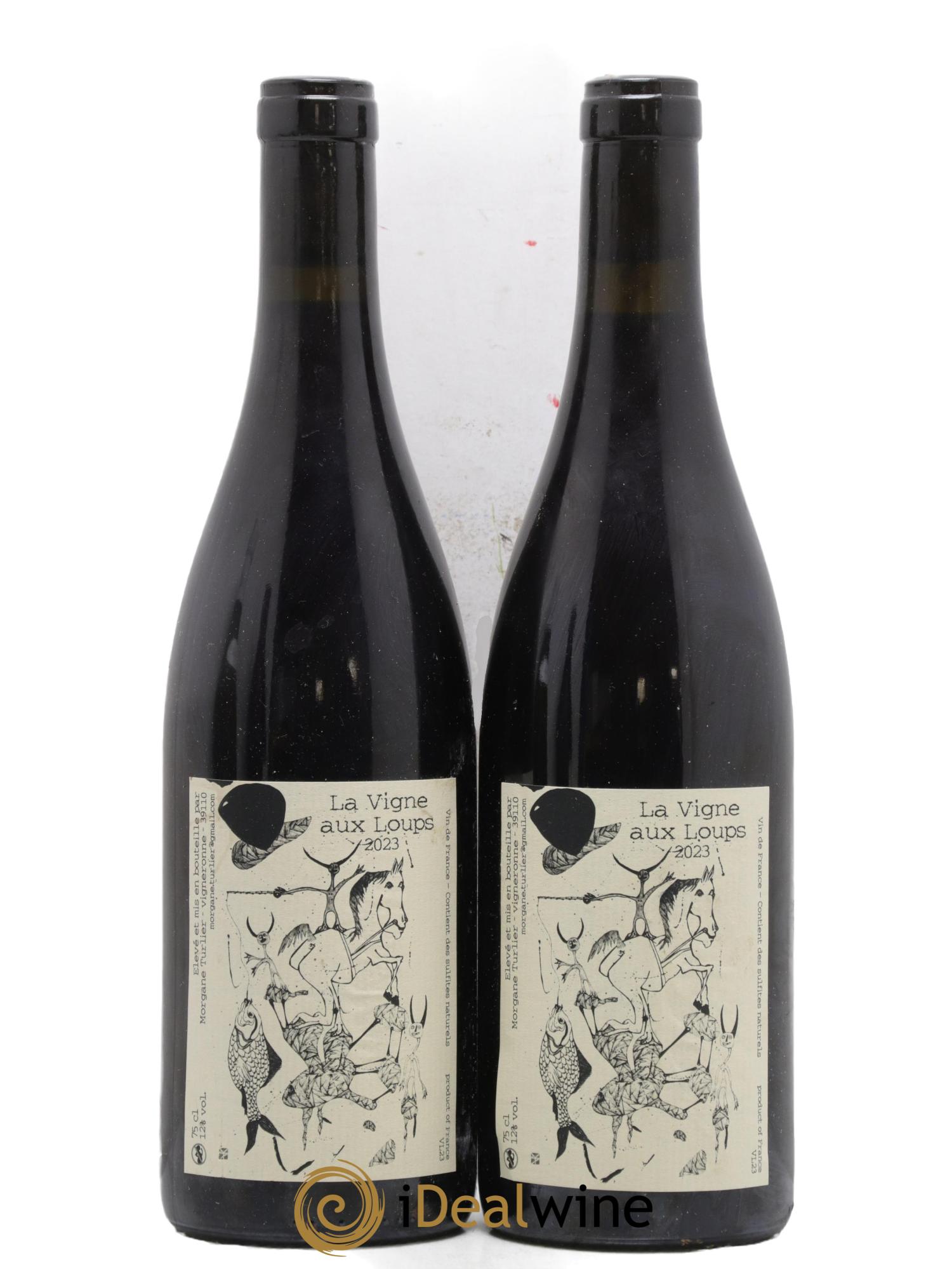 Vin de France La Vigne aux Loups Morgane Turlier 2023 - Lot de 2 bouteilles - 0