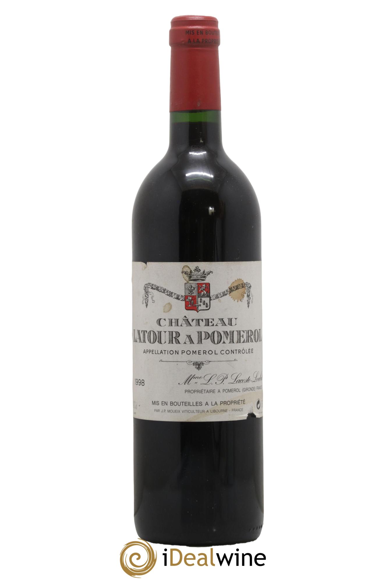 Château Latour à Pomerol 1998 - Lot de 1 bouteille - 0