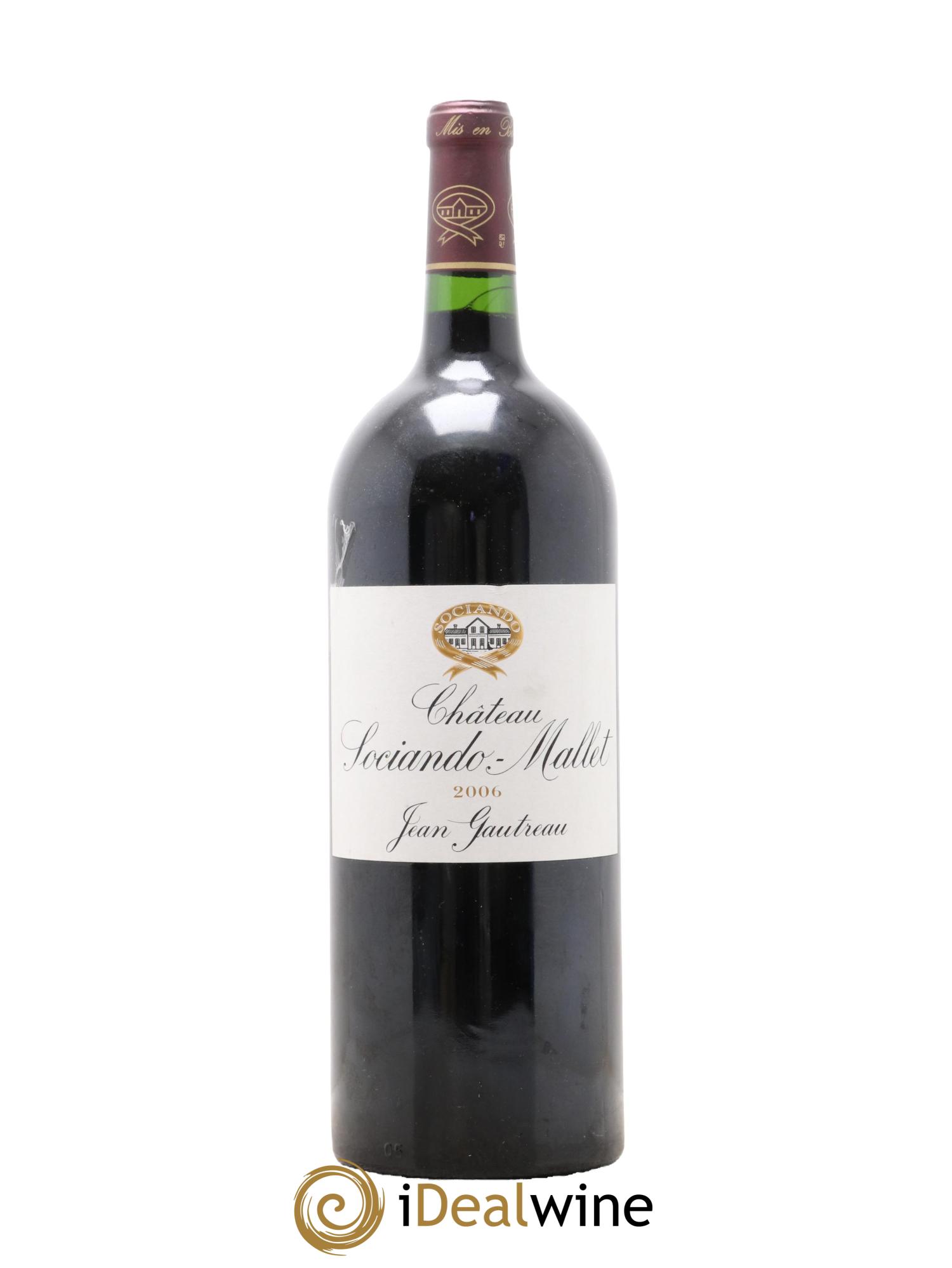 Château Sociando Mallet 2006 - Lot de 1 magnum - 0