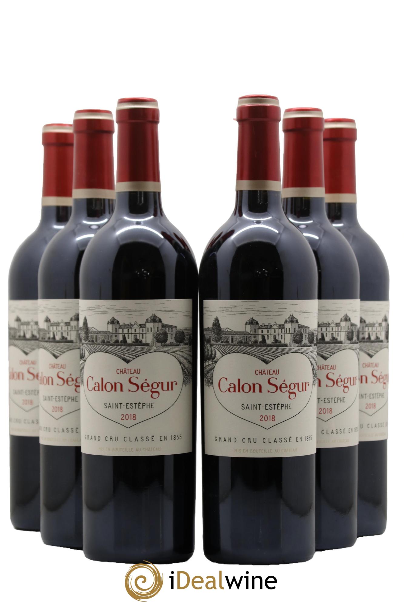 Château Calon Ségur 3ème Grand Cru Classé 2018 - Lot de 6 bouteilles - 0