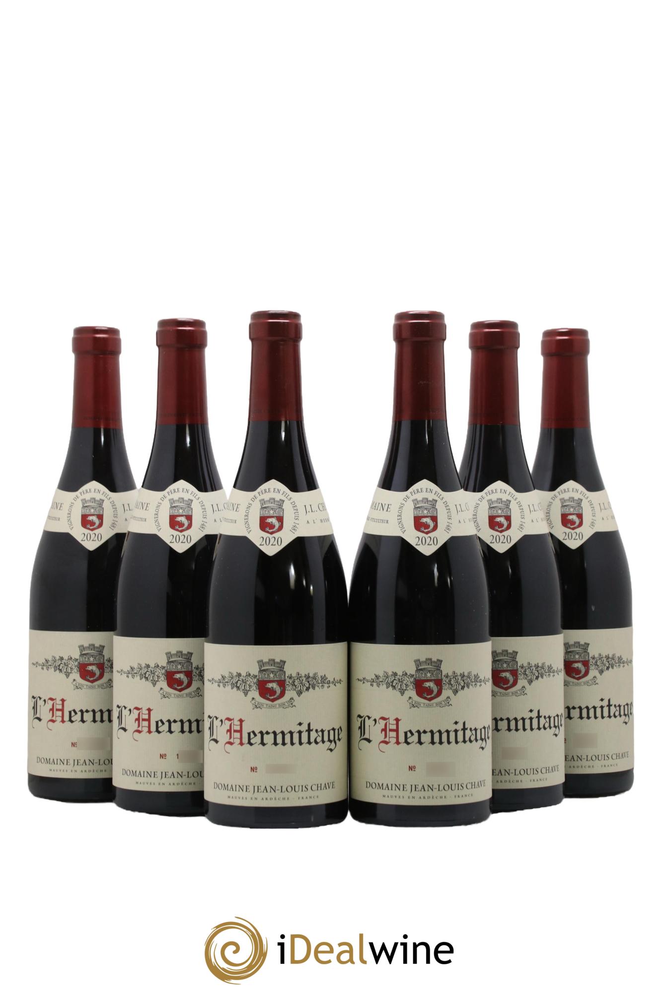 Hermitage Jean-Louis Chave 2020 - Lot de 6 bouteilles - 0