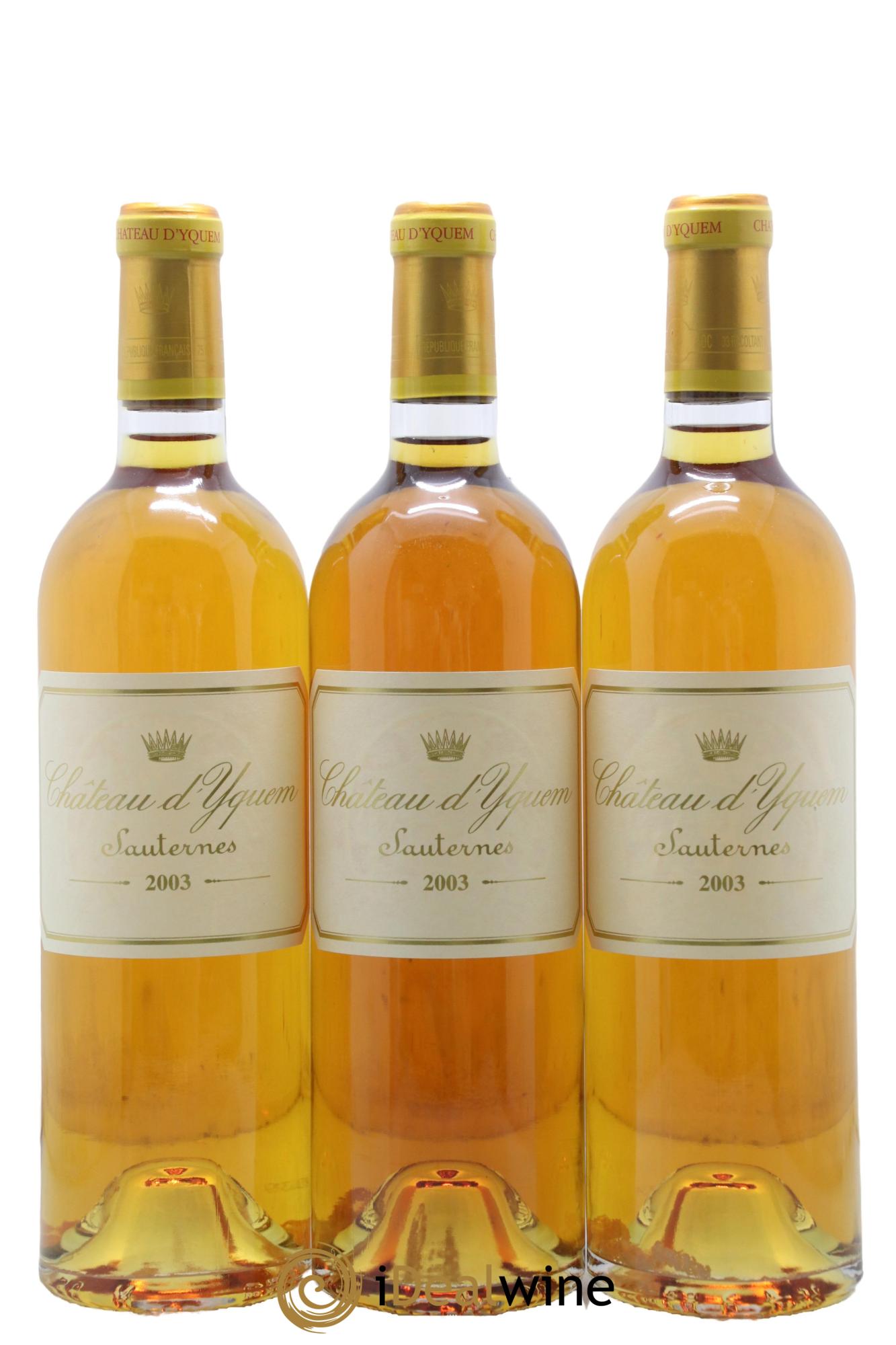 Château d' Yquem 1er Cru Classé Supérieur 2003 - Lotto di 6 bottiglie - 3