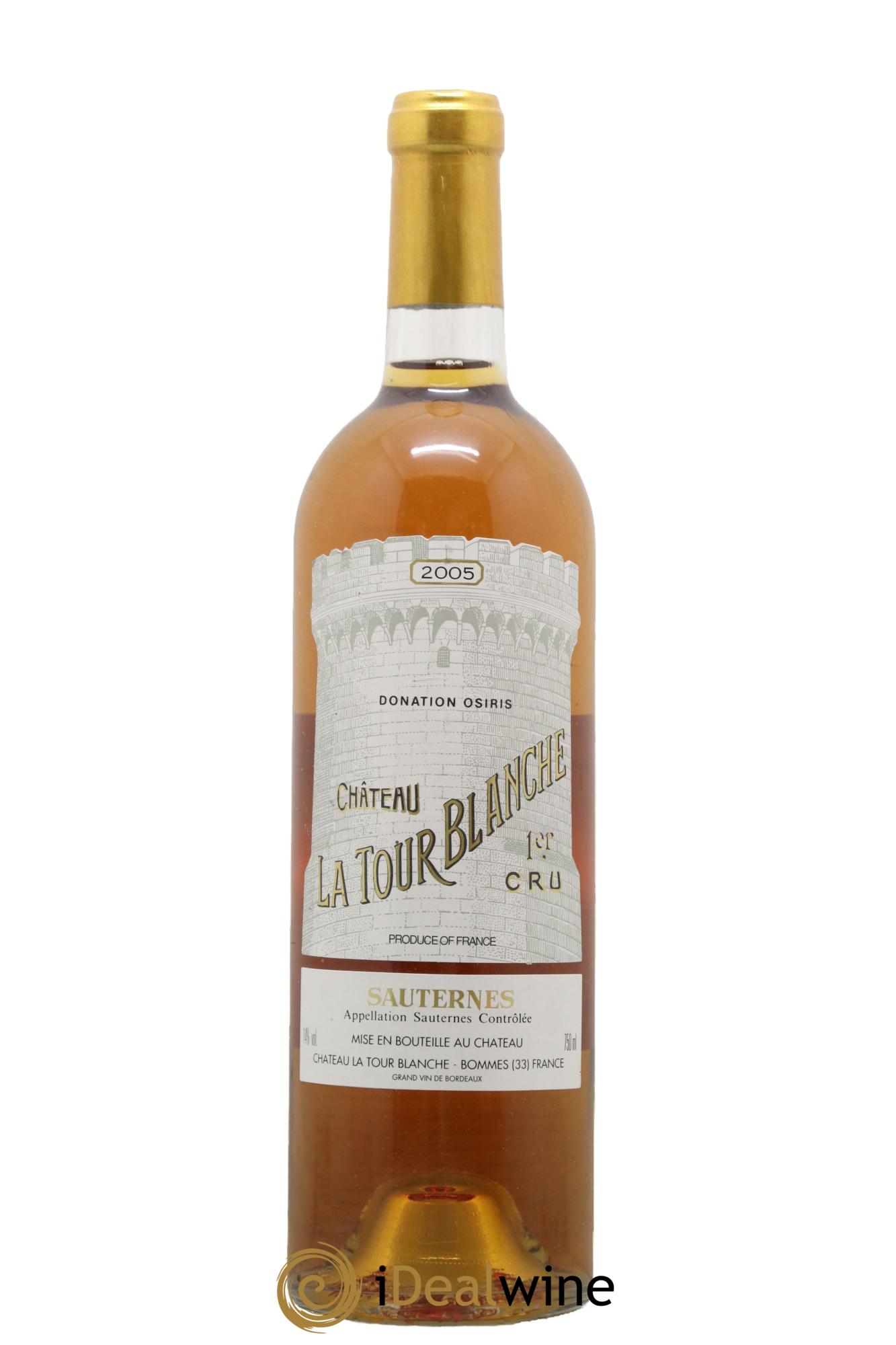 Château la Tour Blanche 1er Grand Cru Classé 2005 - Lot of 1 bottle - 0