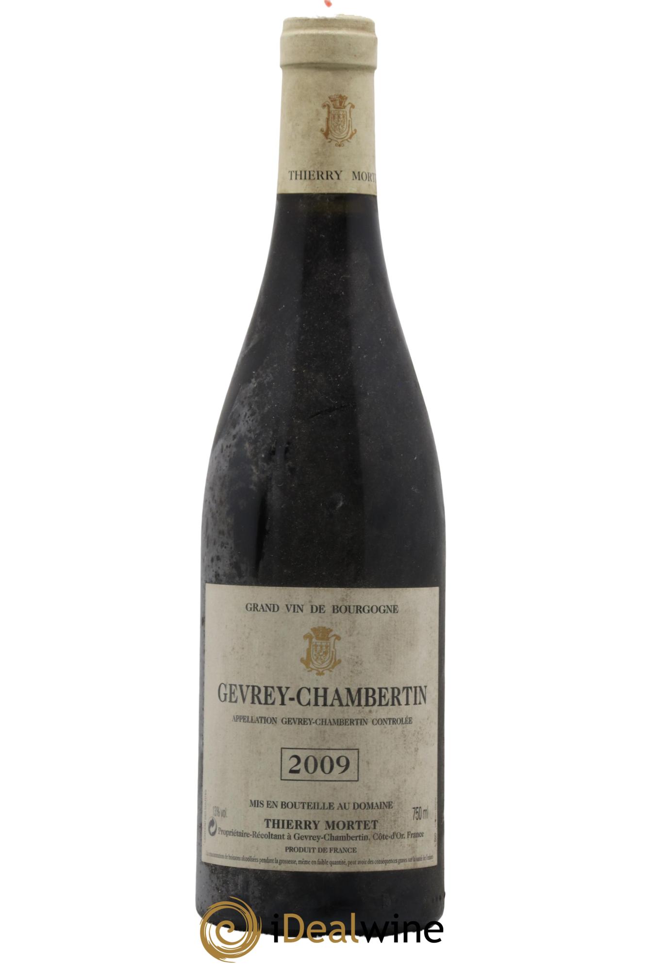 Gevrey-Chambertin Thierry Mortet (Domaine) 2009 - Posten von 1 Flasche - 0