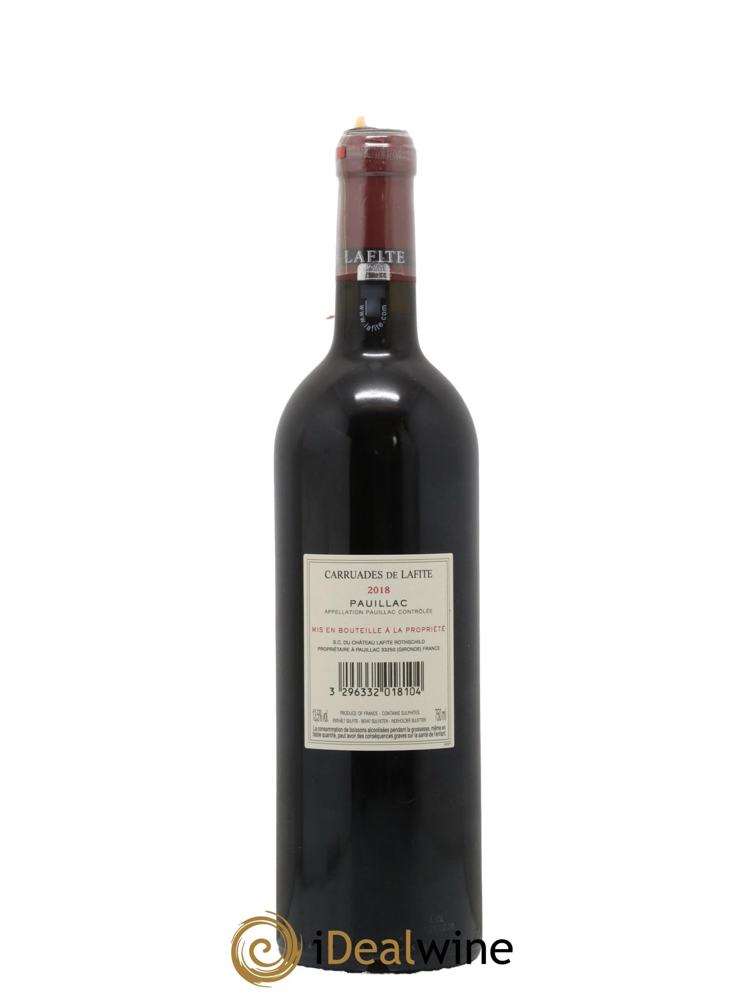 Carruades de Lafite Rothschild Second Vin  2018 - Posten von 1 Flasche - 1