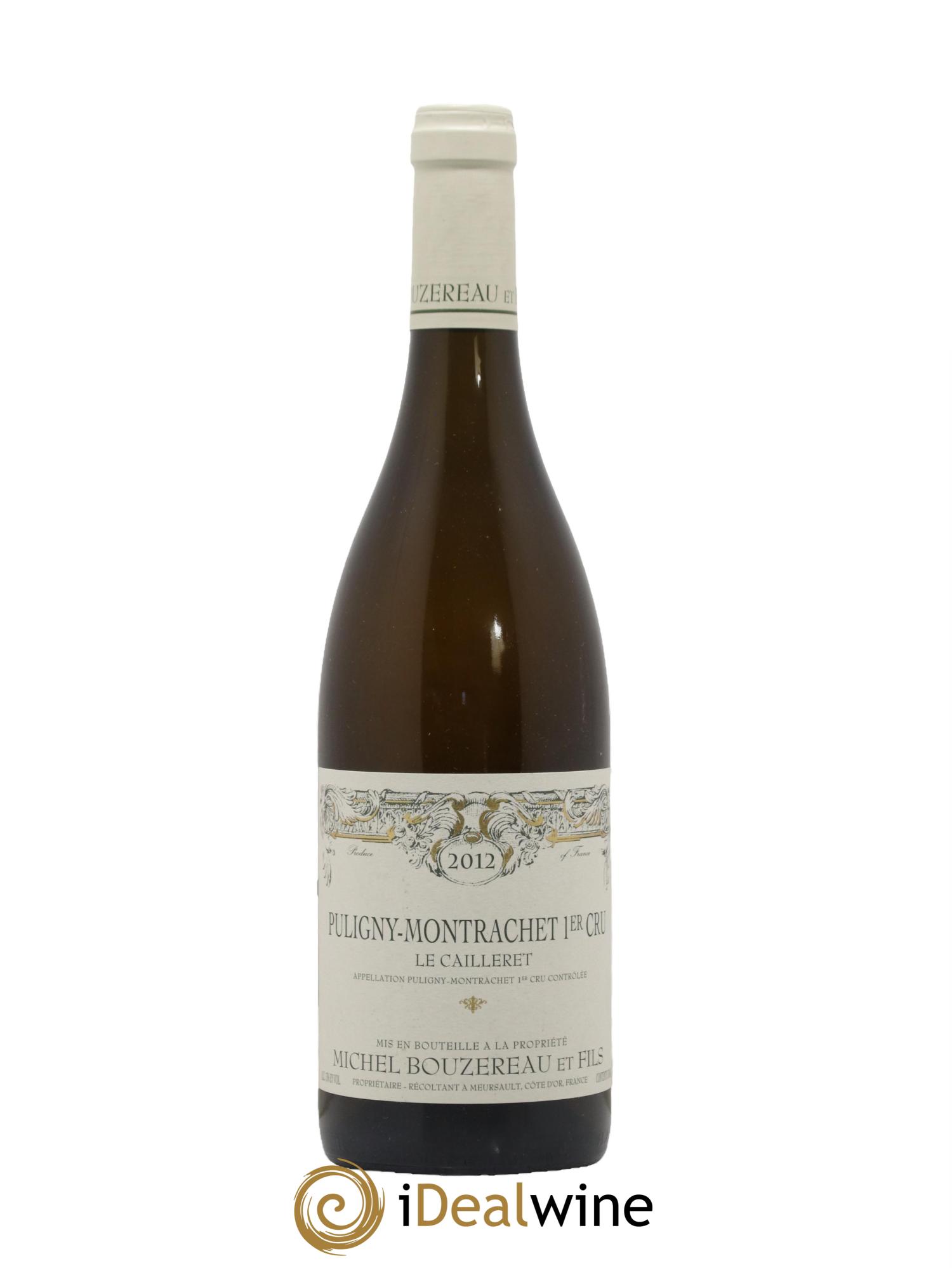 Puligny-Montrachet 1er Cru Le Cailleret Michel Bouzereau et Fils (Domaine) 2012 - Lot of 1 bottle - 0