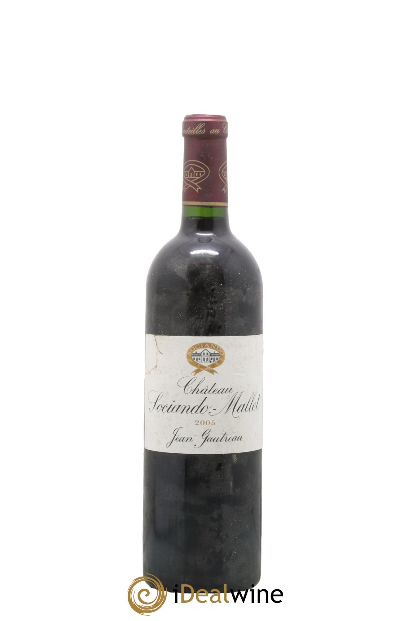 Château Sociando Mallet 2005 - Lot of 1 bottle - 0