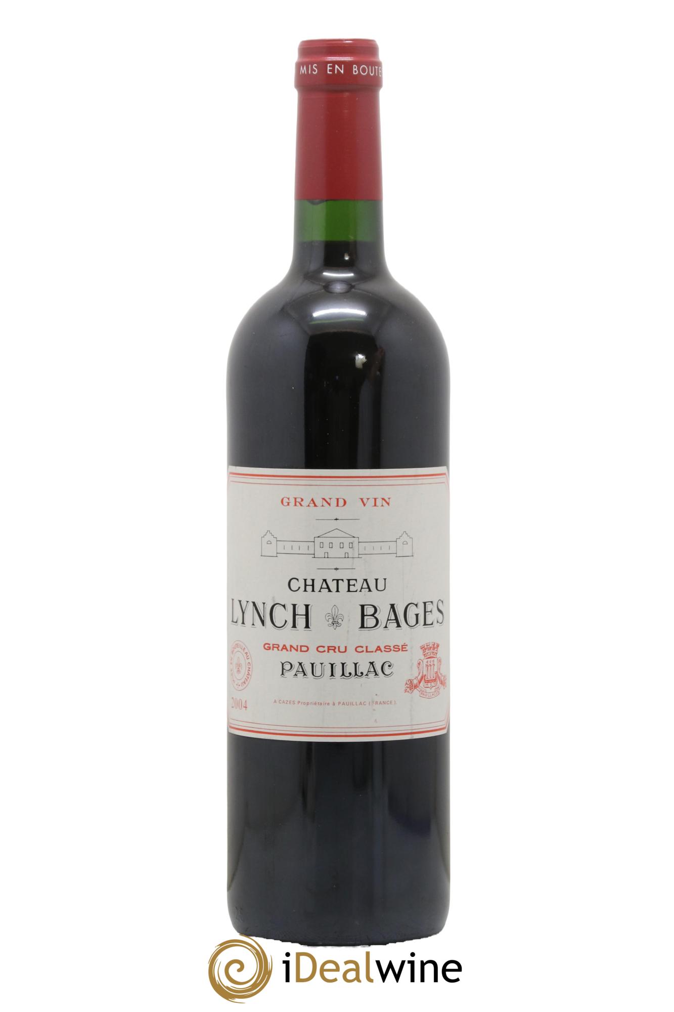 Château Lynch Bages 5ème Grand Cru Classé  2004 - Lot de 1 bouteille - 0