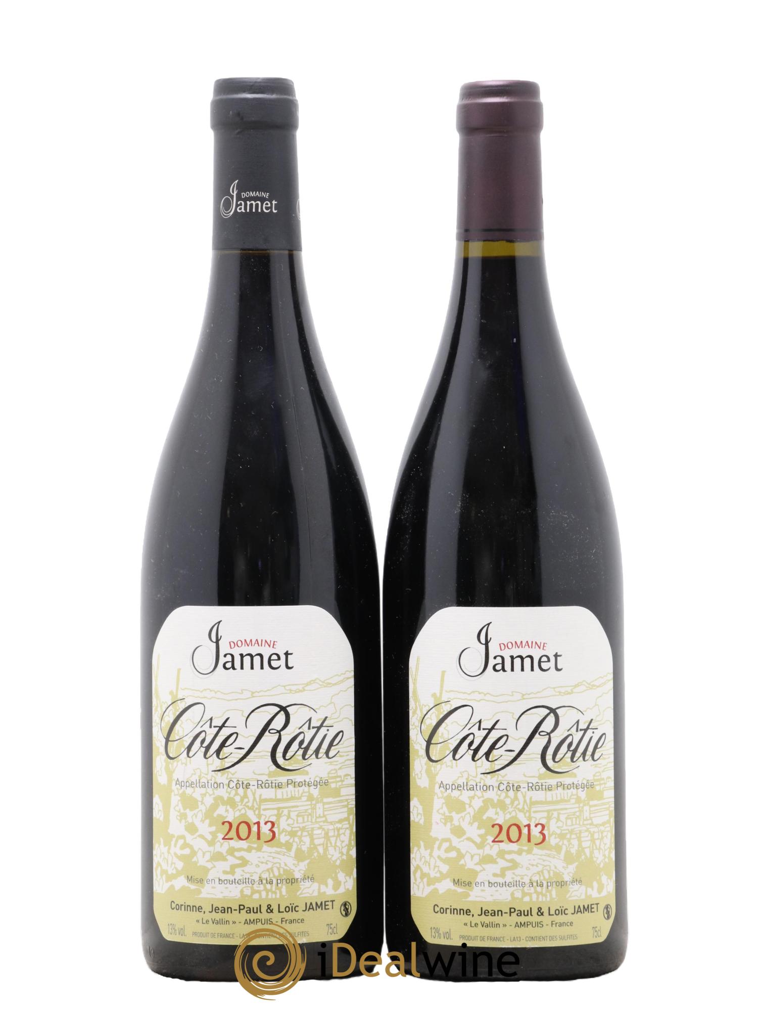 Côte-Rôtie Jamet (Domaine) 2013 - Posten von 2 Flaschen - 0