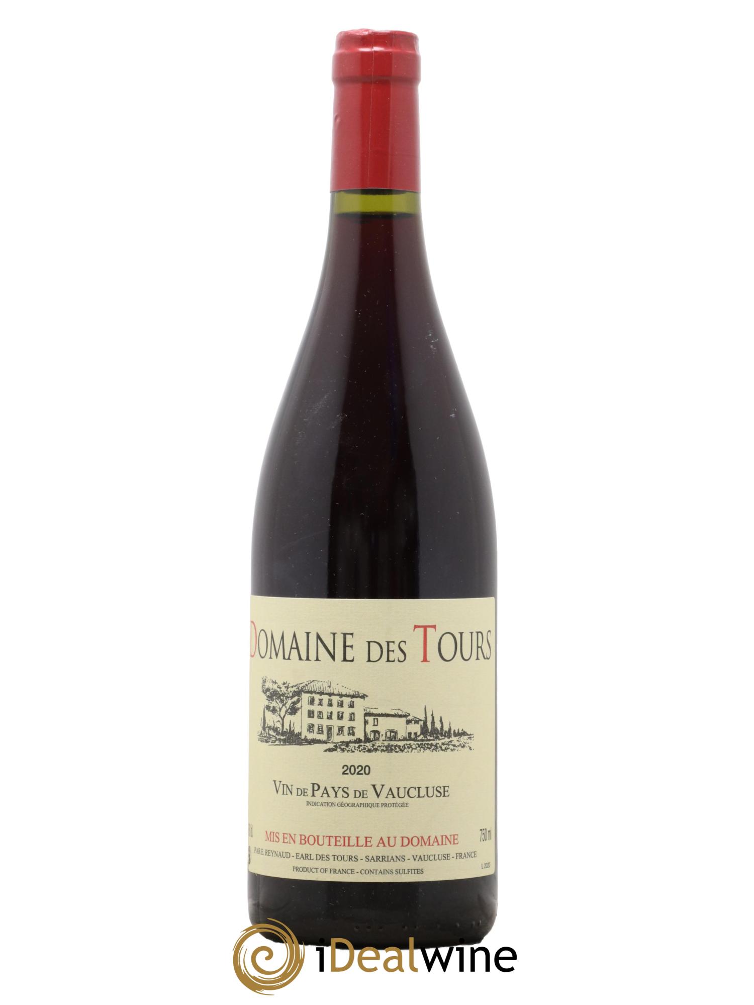 IGP Vaucluse (Vin de Pays de Vaucluse) Domaine des Tours Emmanuel Reynaud 2020 - Posten von 1 Flasche - 0