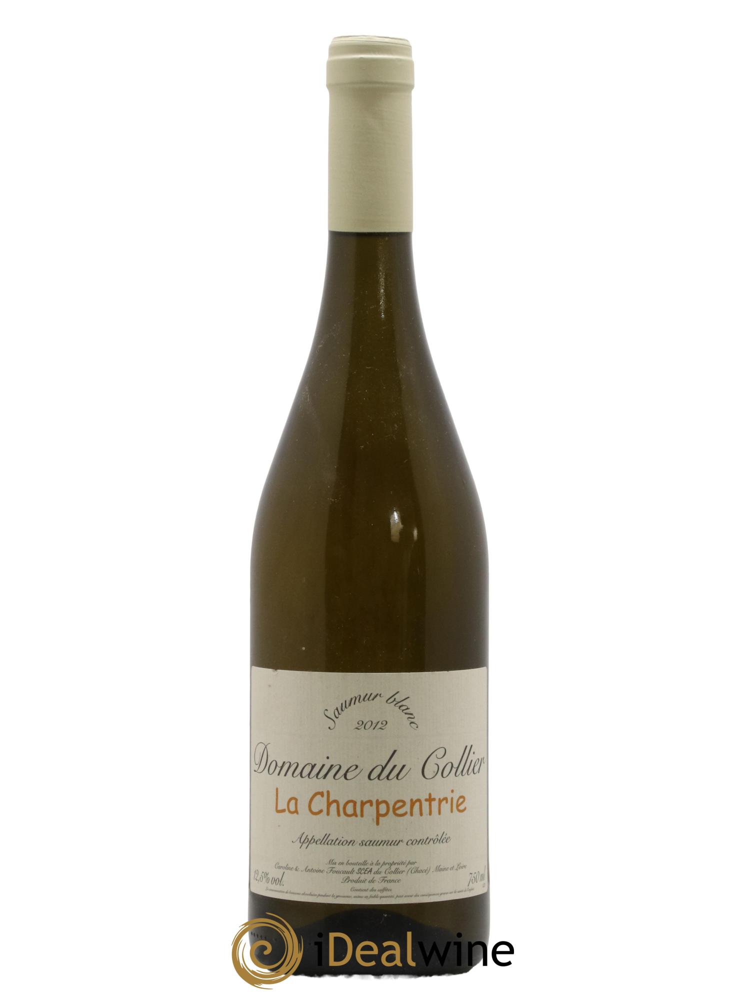 Saumur La Charpentrie Domaine du Collier 2012 - Lot de 1 bouteille - 0